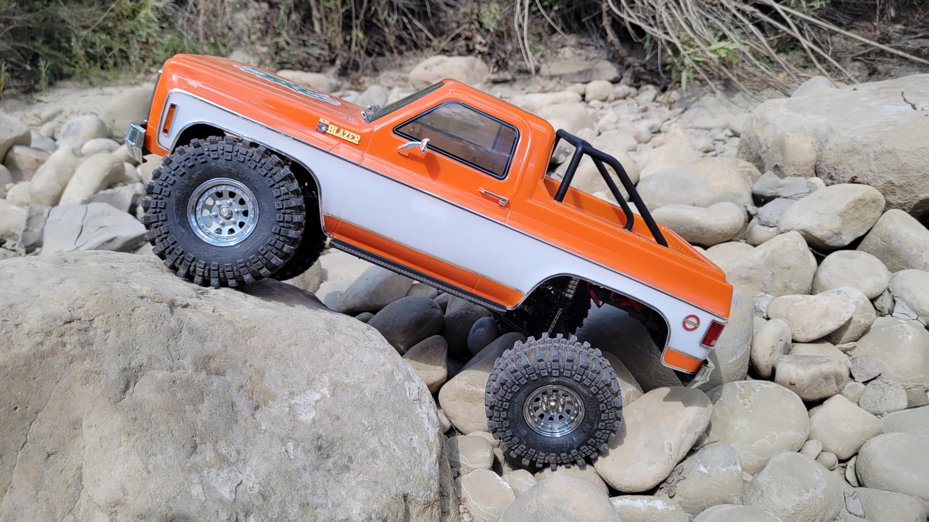 4pcs RC 1.9 Mud-Terrain Tires Height 121mm/4.75inch Tyres For 1/10 Crawler FCX10 Traxxas TRX4 Axial SCX10 Pro SCX10 UTB18 Redcat Gen8 customer photo 2