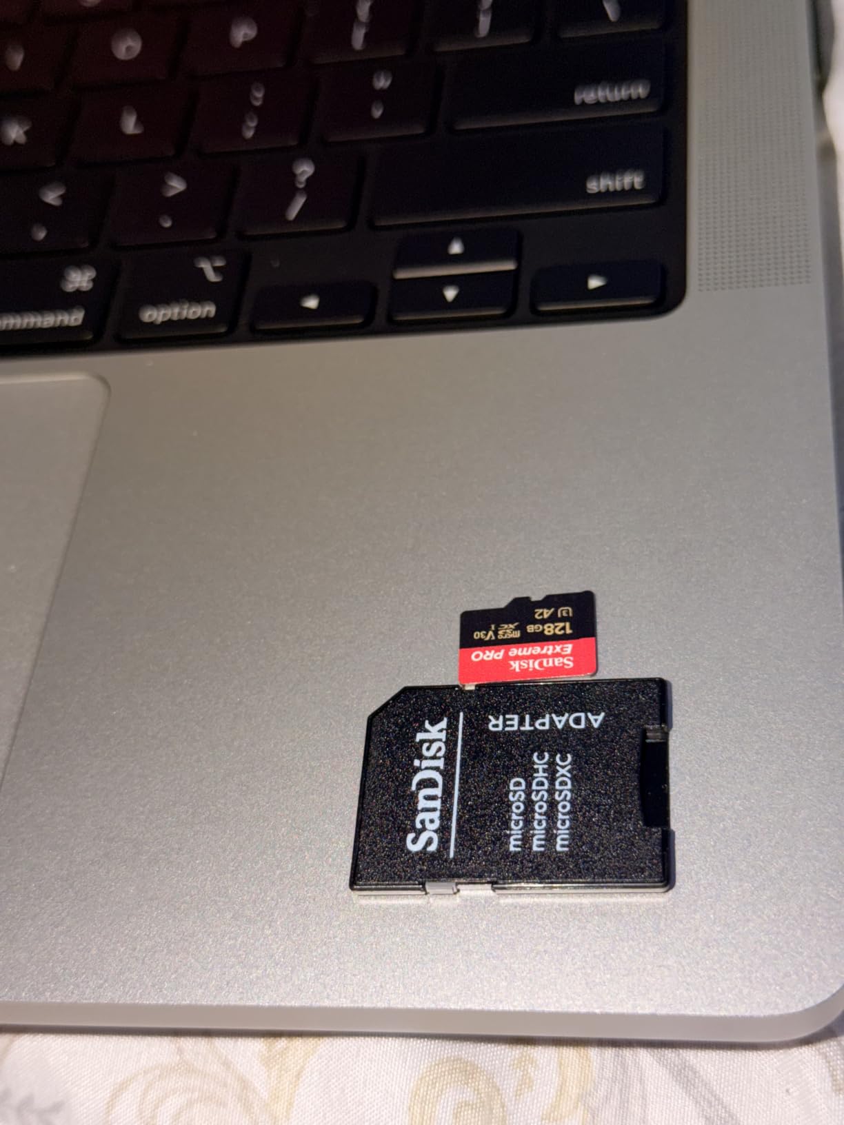 Sandisk SDSQXCD-128G-GN6MA Extreme Pro Microsdxc 128gb+sd Flsh Adapter 200mb/s 90mb/s A2 C10 V30 U customer photo 1