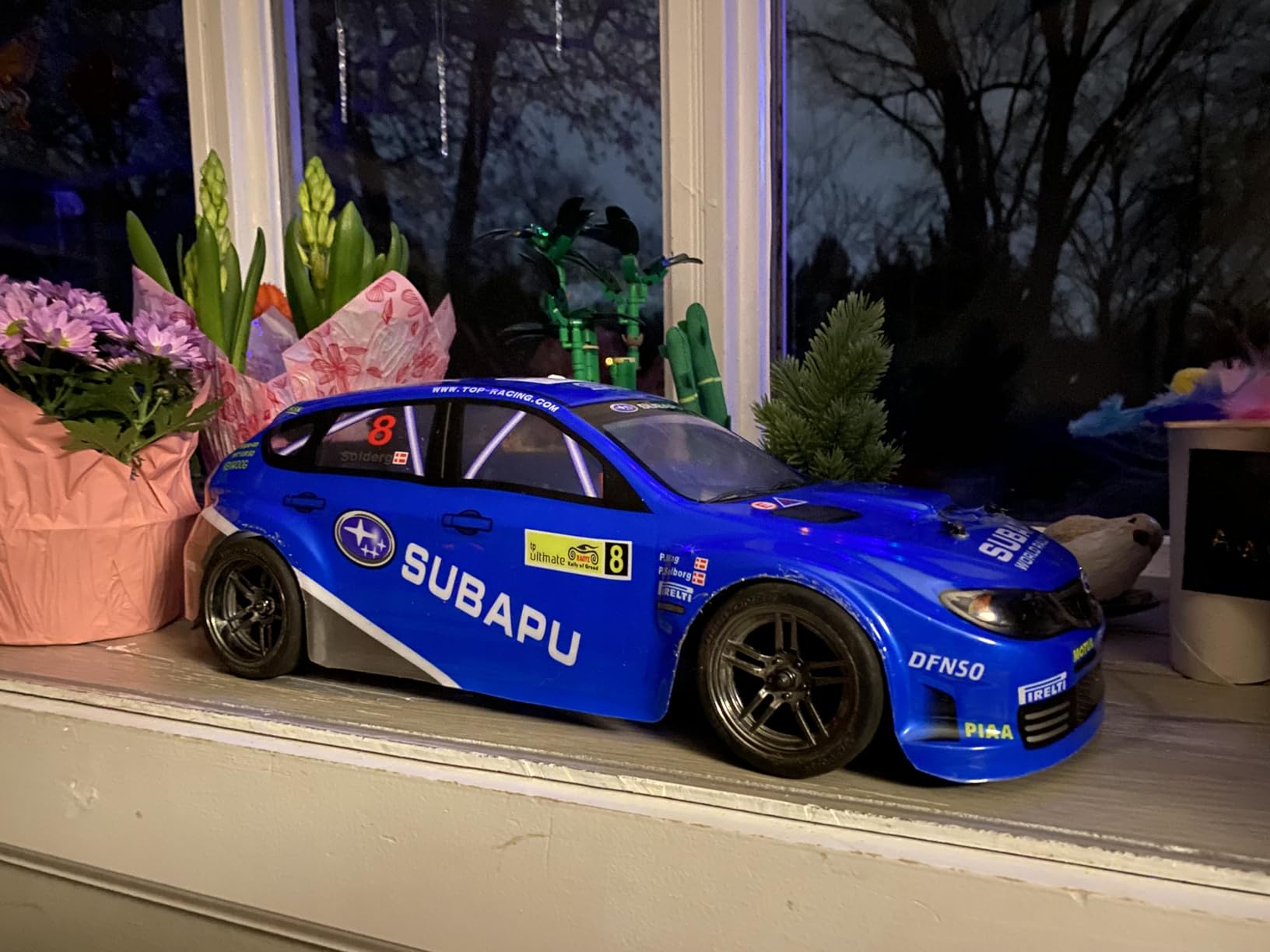 Manrock 1/10 Scale RC Painted Drift Racing Touring Onroad Car Body Shell Sti X Blue customer photo 2