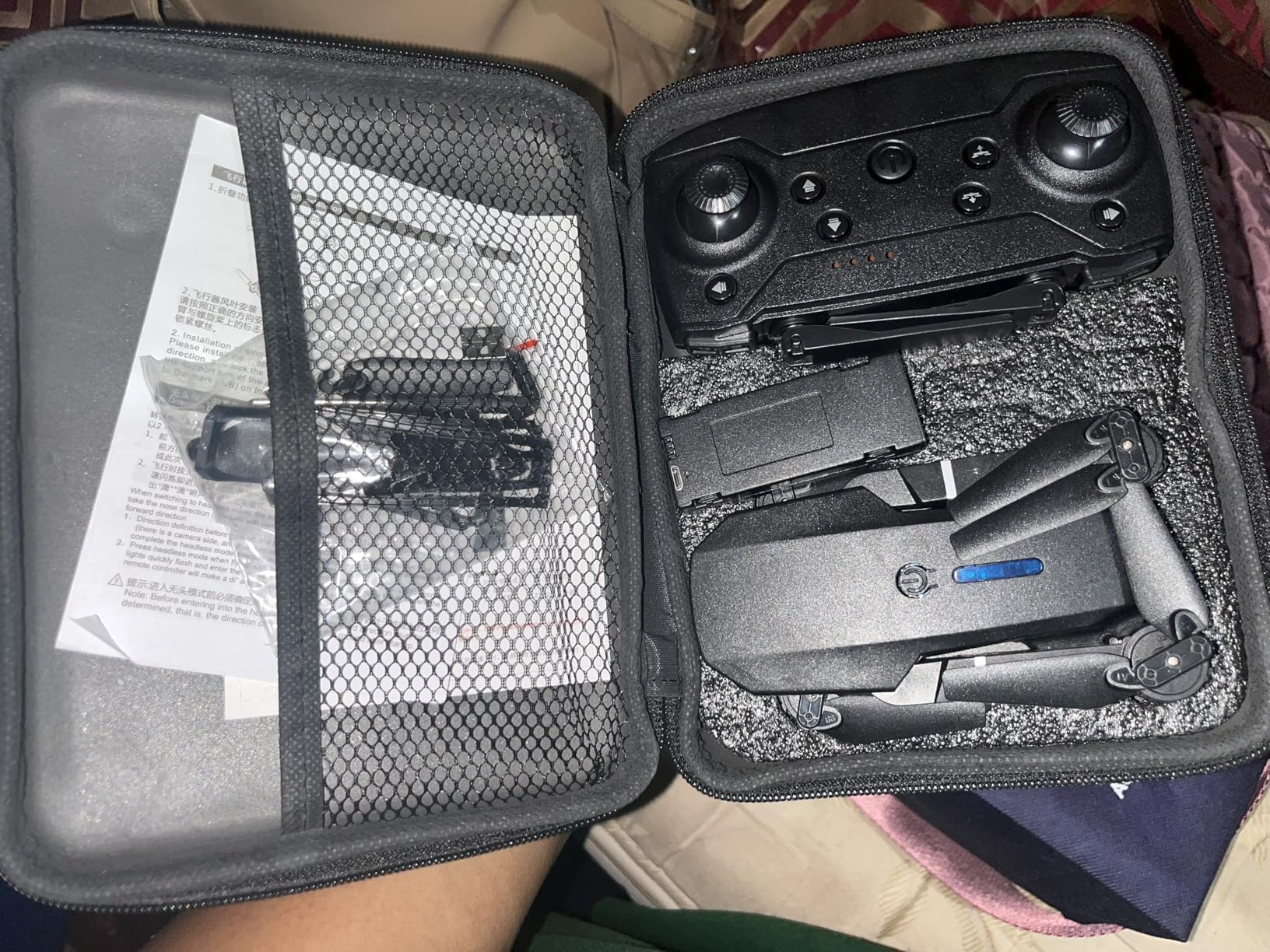 MOCVOO Drone With 1080P Camera for Adults Beginners Kids, Foldable RC Quadcopter, Toy Drones Gifts, FPV Drone Video, 2 Batteries, Carrying Case, One Key Start, Headless Mode, Waypoints fly, 360° Flips customer photo 1