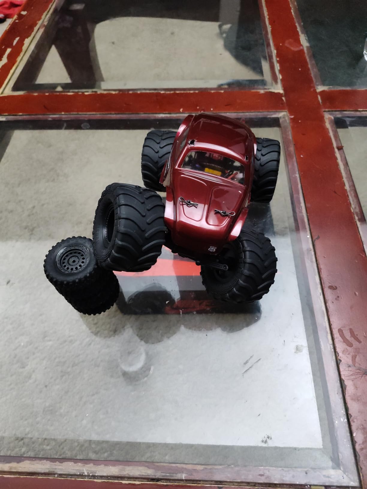 INJORA 70 * 38mm Monster Truck Wheel Tires for 1/18 1/24 RC Crawler (Black) customer photo 2