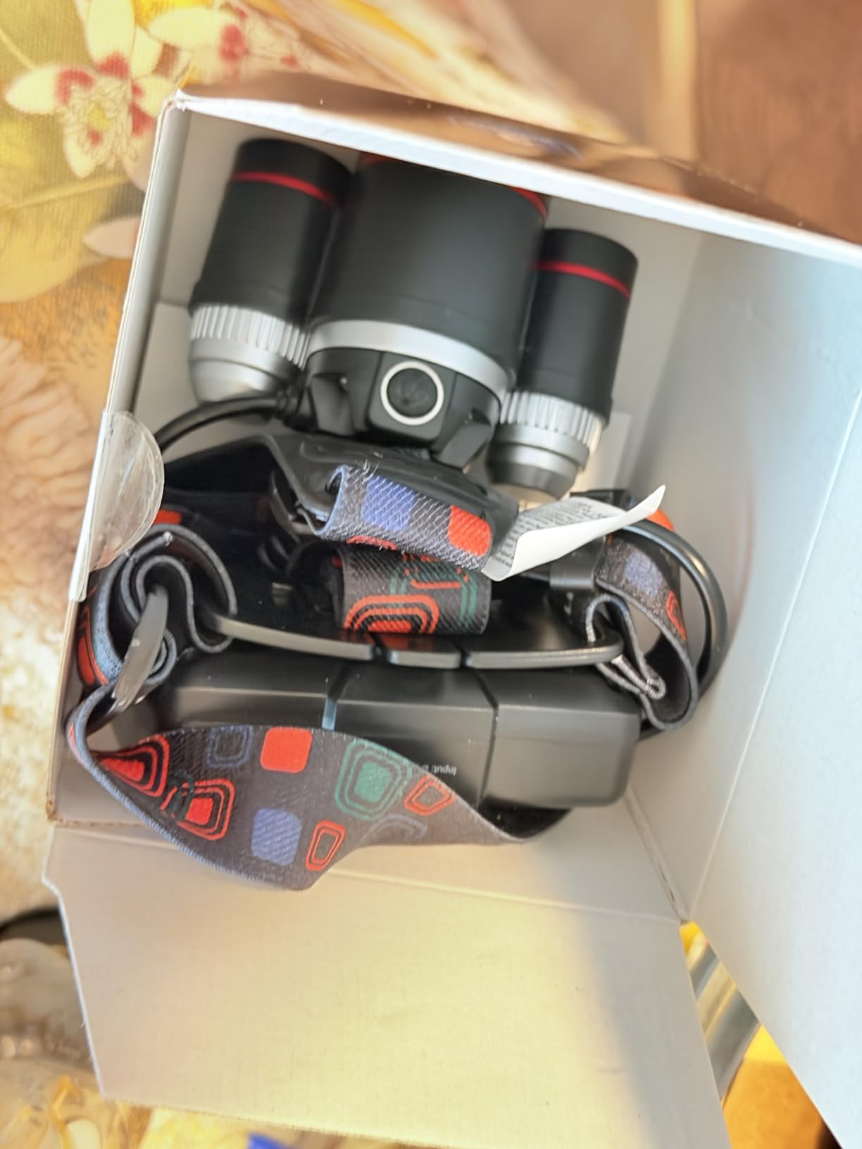 Blukar LED Headlamp Rechargeable, Ultra Bright Headlight with 3 Lights, 5 Modes, Zoomable, Spotlight & Floodlight Combination, 20+Hrs Runtime, IPX6 Waterproof Head Lamp customer photo 2