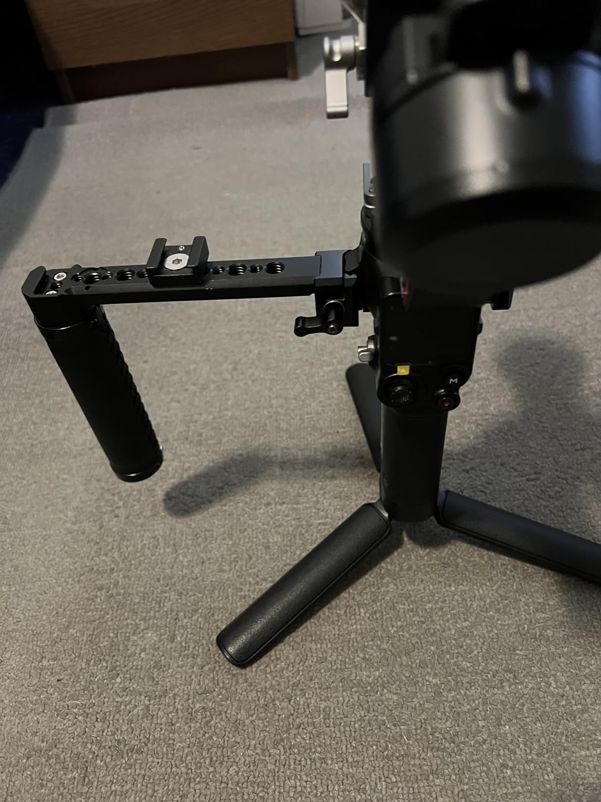 NICEYRIG Side Handle Grip for DJI RS4/RS4 Pro/RS3/RS3 Pro/RS2/RSC2-523 | Gimbal Stabilizer Support Leather Handgrip with Extension Arm customer photo 1