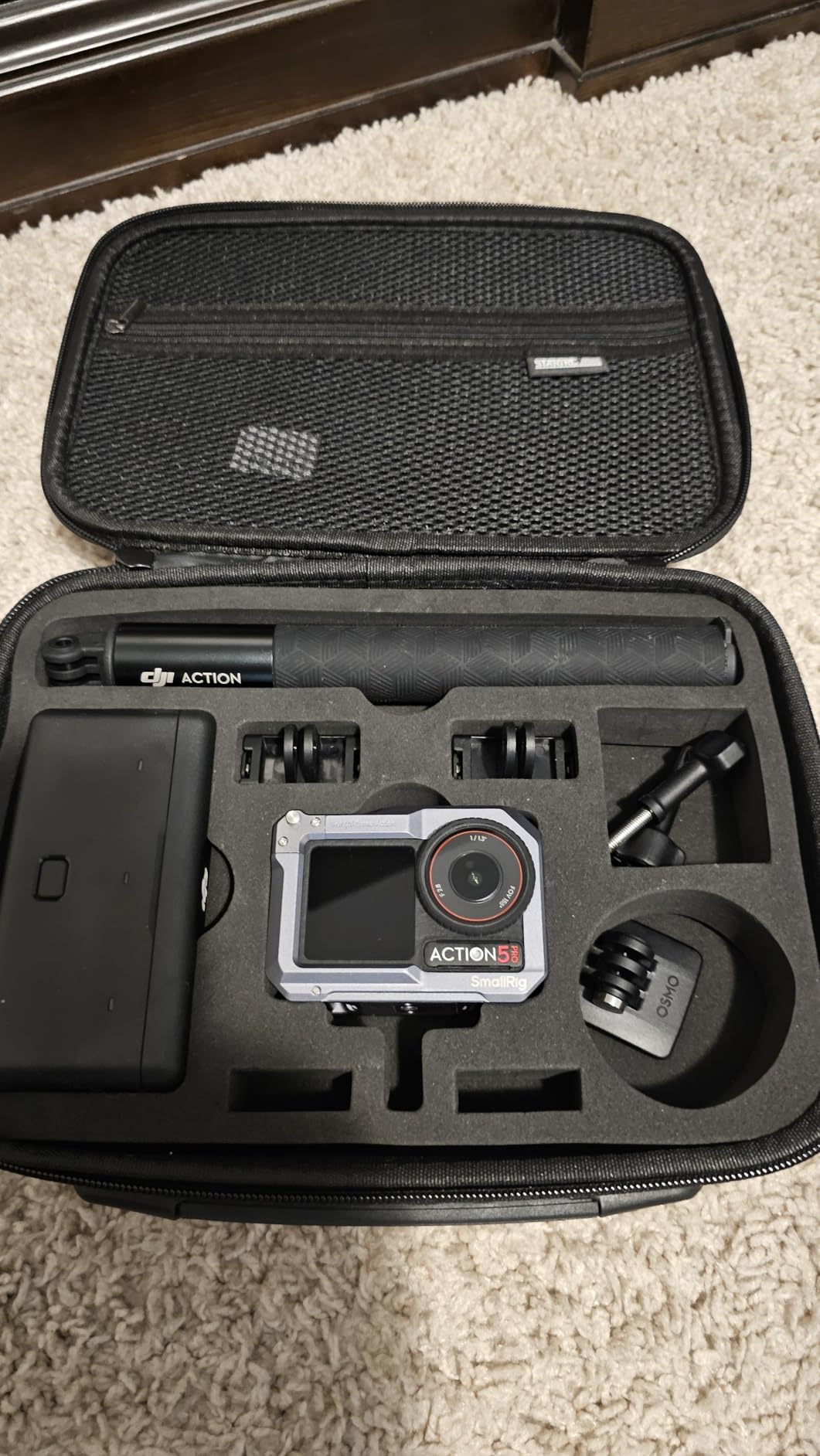 Tomat Action 5 Pro Carrying Case for DJI Osmo Action 5 Pro/Action 4 Camera Accessories Hard Shell Bag Travel Case customer photo 2