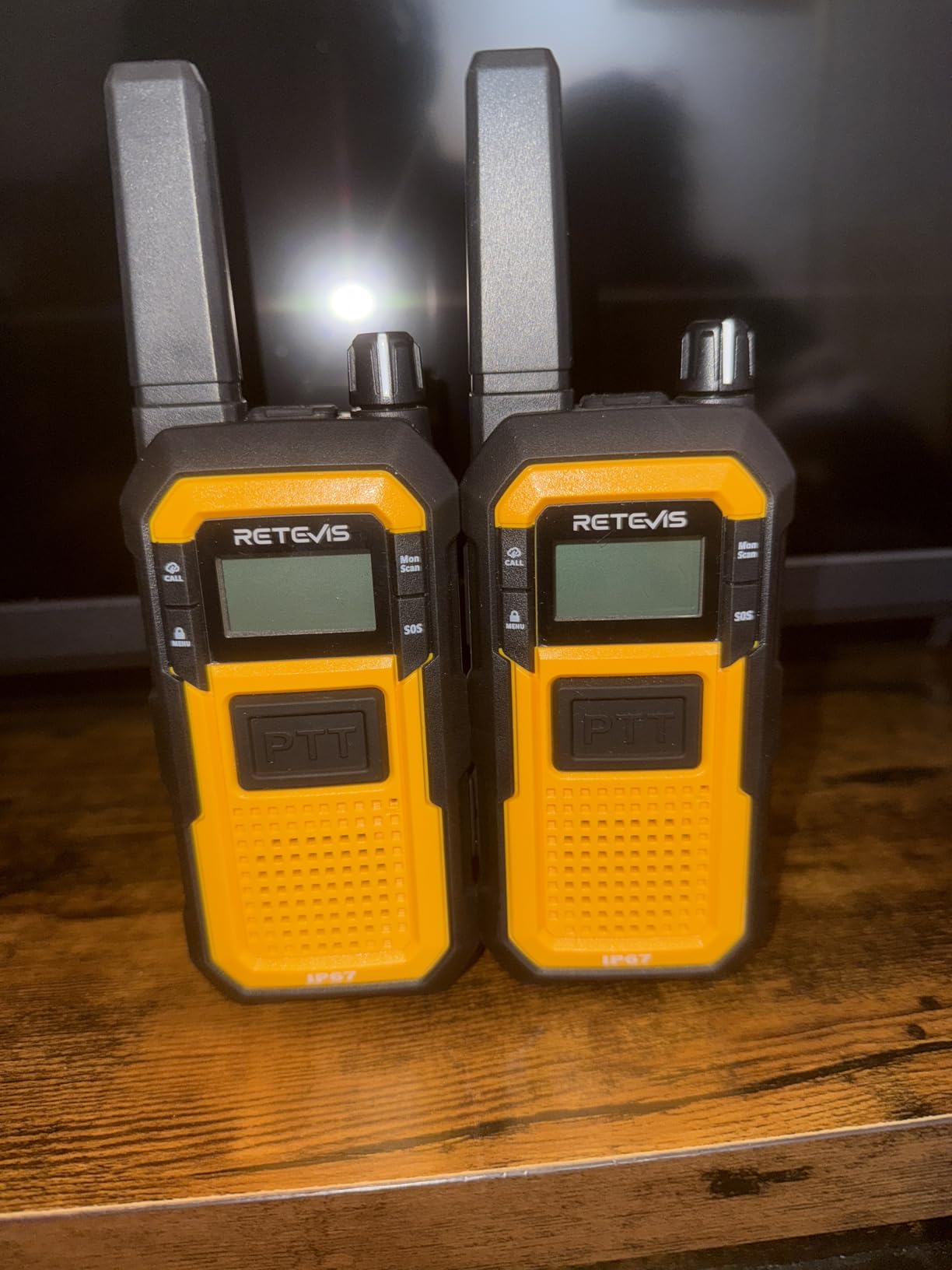 Retevis RB48 FRS Walkie Talkies Long Range, Mil-Standards 810H Two Way Radio, Rugged & IP67 Waterproof & Floating, Emergency Radio, NOAA, Rechargeable, 20hr Battery, 2 Pack customer photo 2
