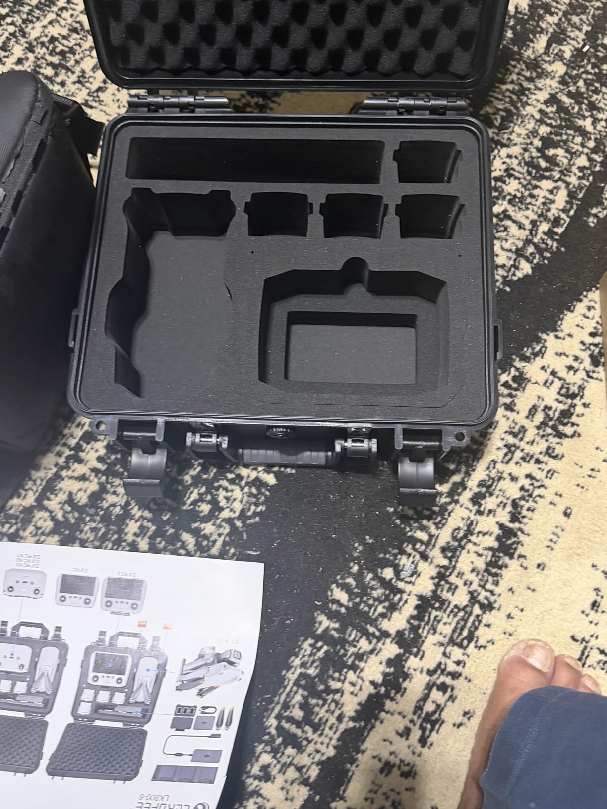 Waterproof Hard Case Compatible with DJI Air 2S / 2, Fly More Combo, DJI RC 2, RC N3/N2/N1, and Accessories (Case Only) customer photo 2