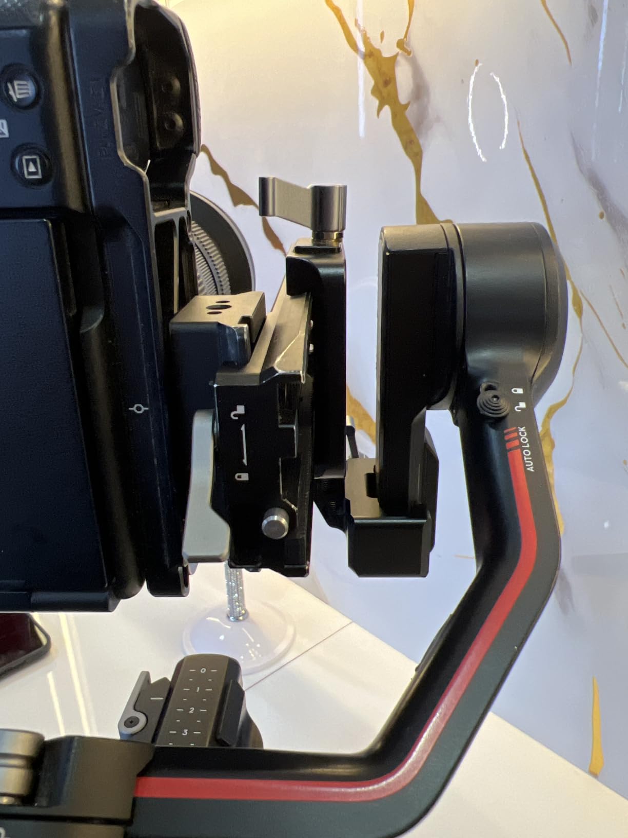 RS3 Vertical Camera Mount, Robust Portrait Mounting Solution Compatible with DJI RS 2 / RS 3 / RS3 PRO for IG YouTube Shorts Tiktok Video Extended Vertical Shooting customer photo 2