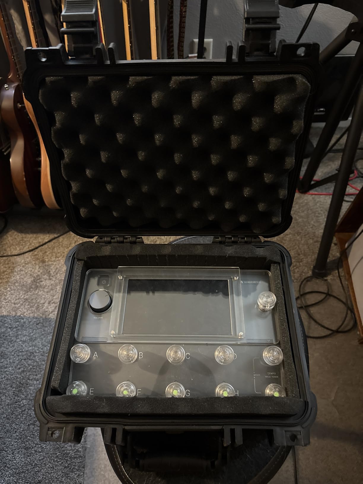Jack Boss 13.6X11.4X6 Inch Hard Case, Portable Weather Waterproof Protective Camera Case with Customizable Foam, Foam Case Fit Use of Drones, Camera, Equipments, Black,upgraded customer photo 2