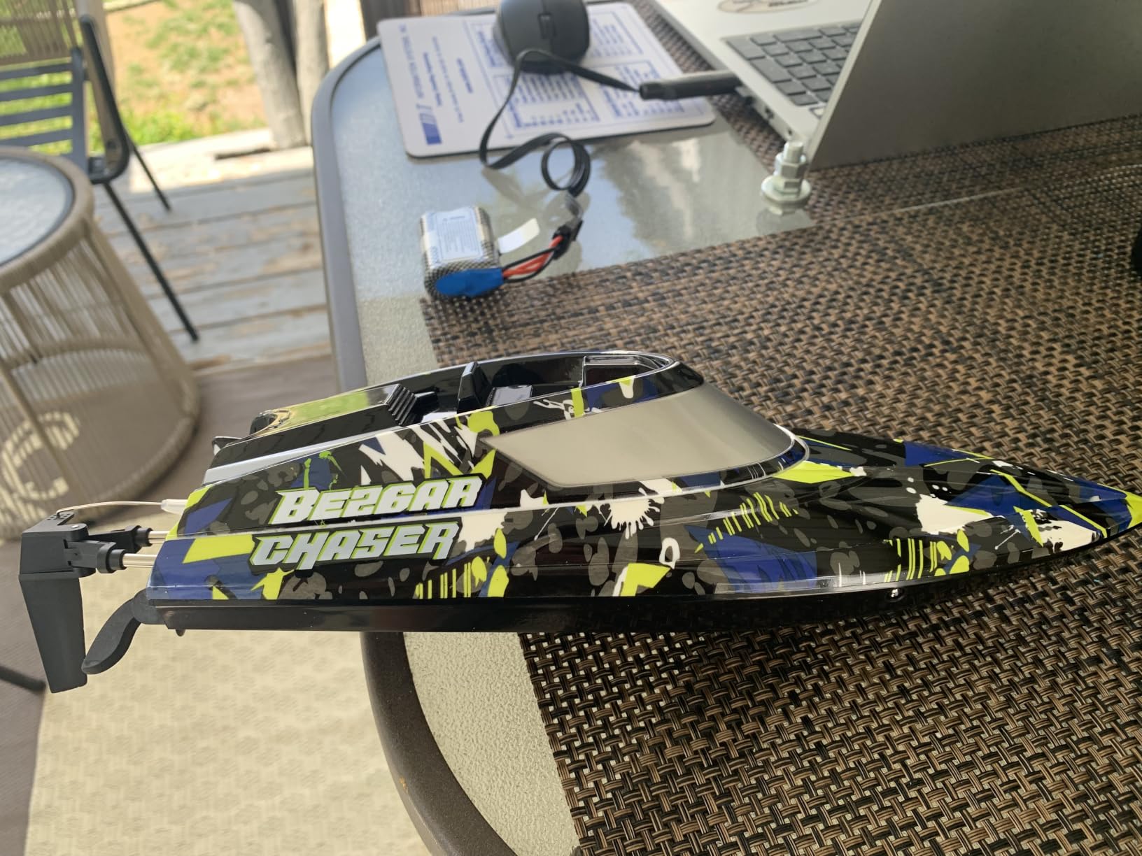 BEZGAR TX123 Remote Control Boats - Fast Speed RC Boat 32+ KPH with A Portable Suitcase for Lakes & Pools & Salt Water customer photo 1