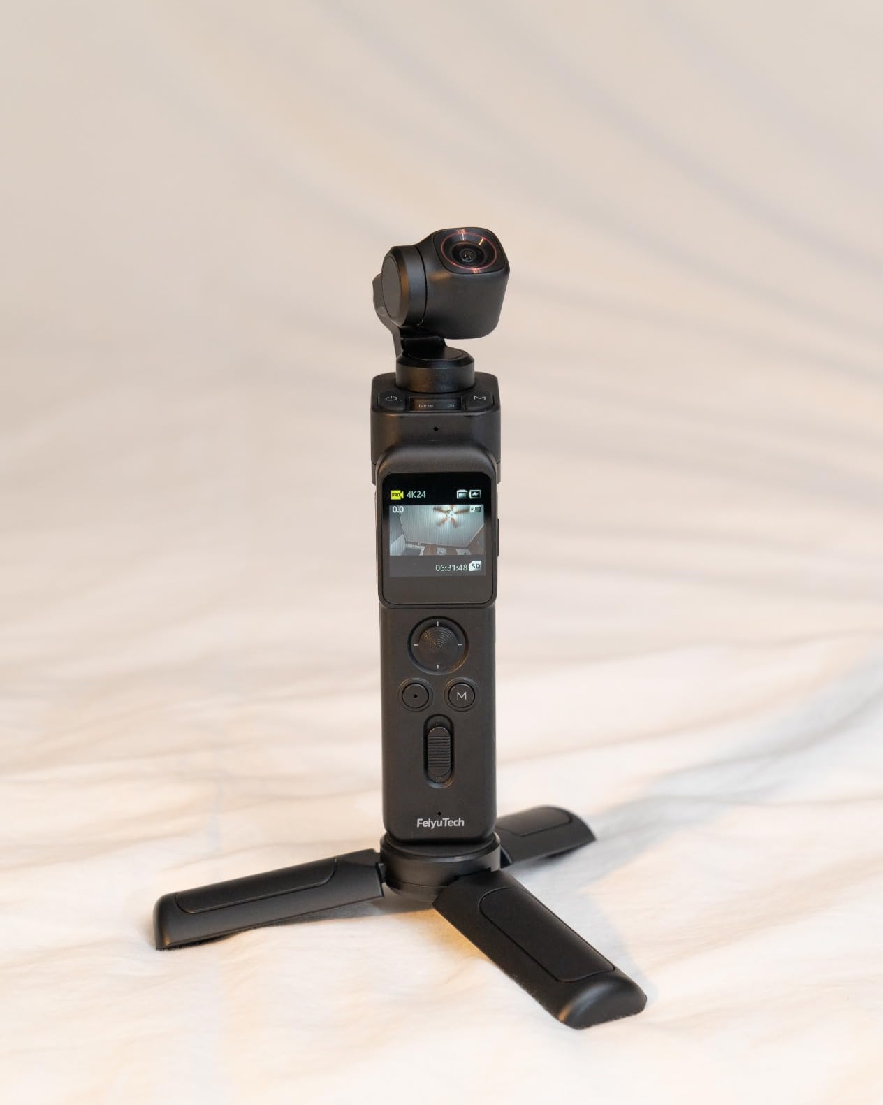 FeiyuTech Pocket 3 KIT Detachable 3-Axis Gimbal Stabilized Action Camera,12MP,130° FOV,1/2.3