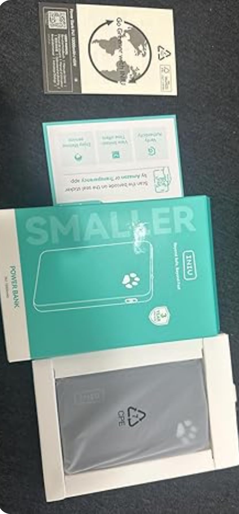 INIU 45W Fast Charging Portable Charger, 40% Smaller 10000mAh with Detachable Cable, Flight-Safe Travel Power Bank, USB C External Phone Battery Pack customer photo 1