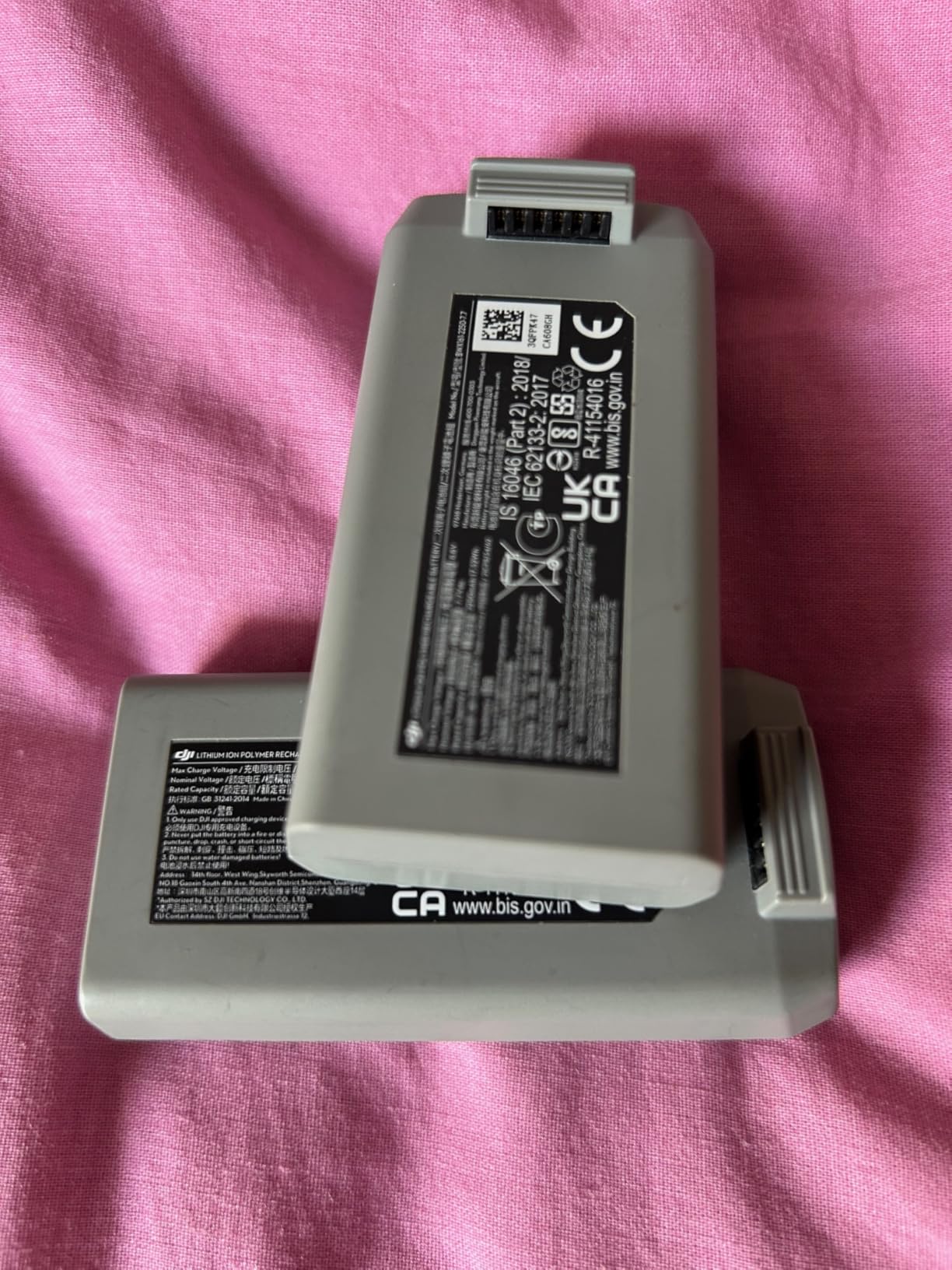 DJI CP.MA.00000326.01 Mini 2 Intelligent Flight Battery (2-Pack) (Renewed) customer photo 1