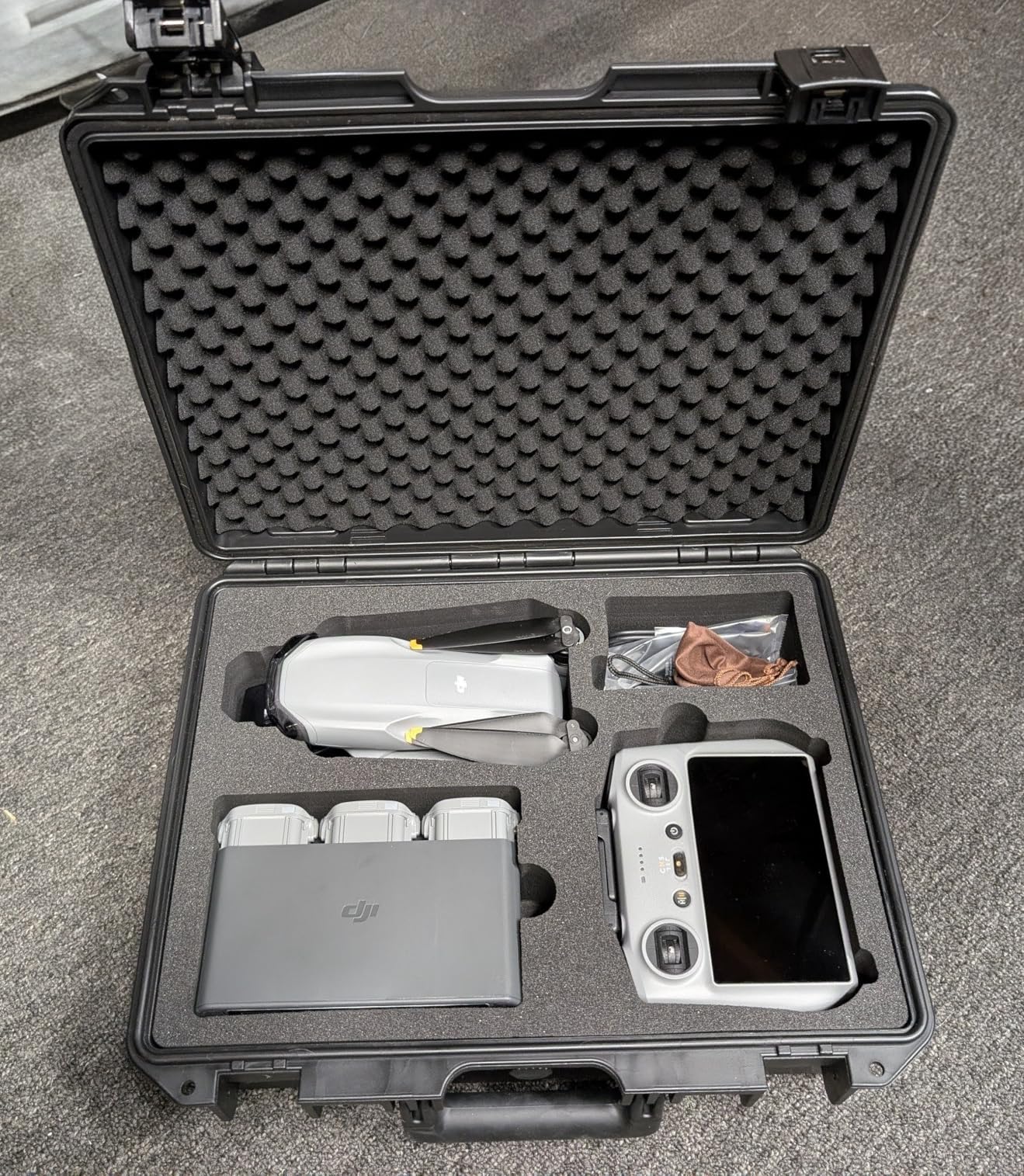 Lykus Titan MA310 Waterproof Hard Case for DJI Air 3S/Air 3 and DJI RC 2/RC-N2, Support Lanyard [CASE ONLY] customer photo 1