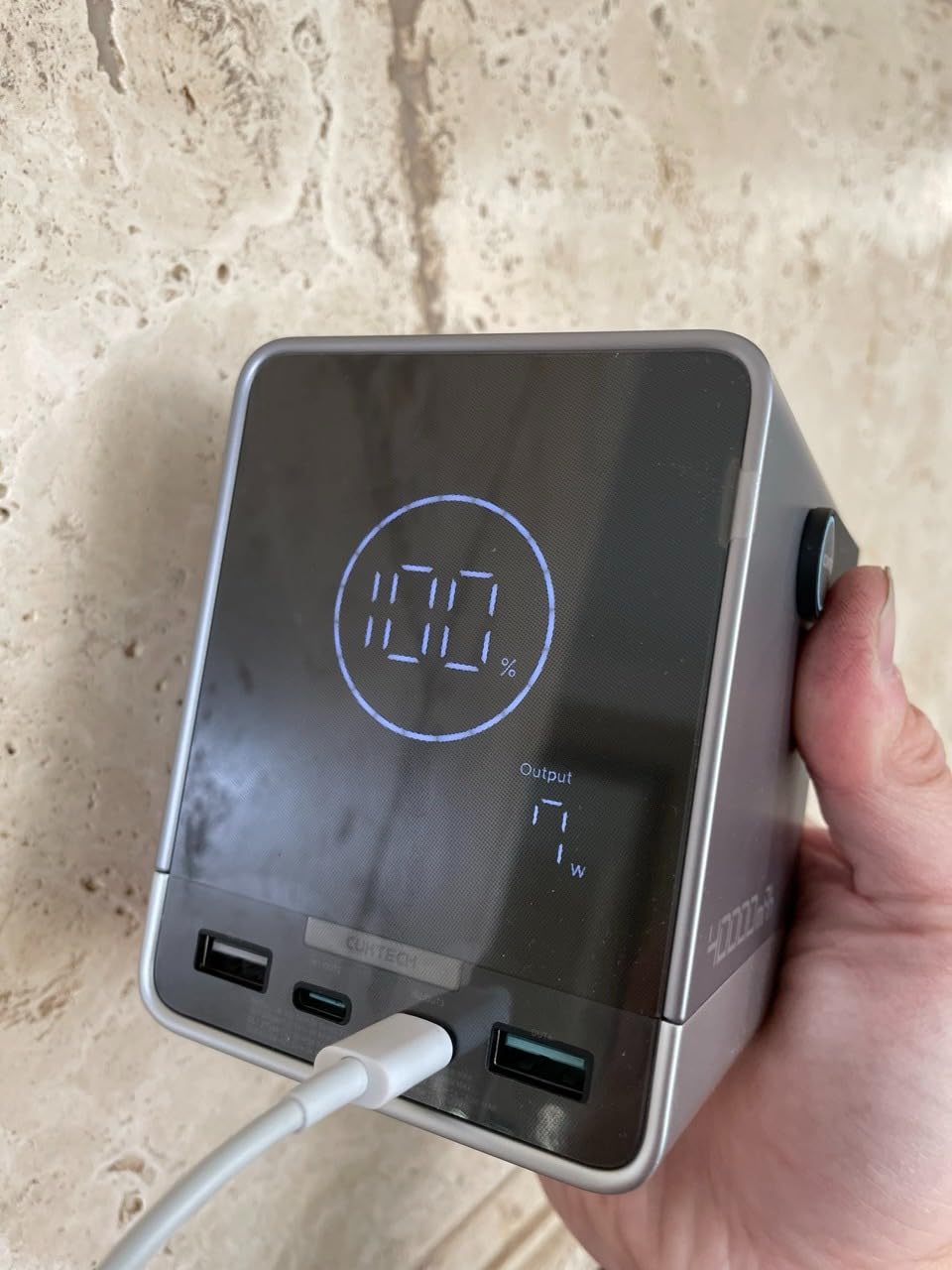 CUKTECH 30 140W Power Bank Station 40,000mAh(4S1P), 144Wh Portable Power Station for Travel/Outdoor Camping, Multi-Port for 5 Devices, Fast Charging for Laptop, iPhone, Camera, Drone, and More customer photo 2