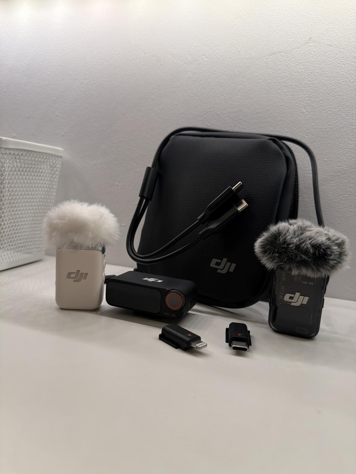 DJI Mic 2 (2 TX + 1 RX + Charging Case), All-in-one Wireless Microphone | Noise Cancelling, 32-bit Float Internal Recording, 250m (820 ft.) Range, Mic for iphone, Android, Camera, Vlogs customer photo 2