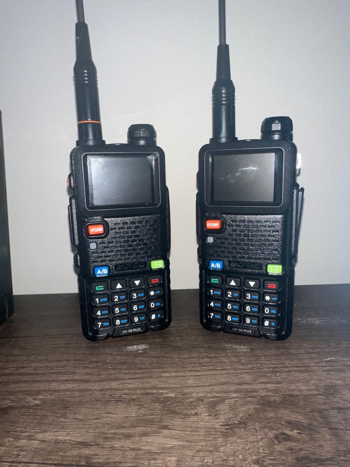 BAOFENG UV-5G Plus GMRS Handheld Radio, 999 CHs Chirp Compatible, 2 Pack | Long Range Repeater Capable, USB-C 2500mAh Rechargeable, for Camping Off-Road Trips, 15.5 in Antenna, Programming Cable customer photo 2
