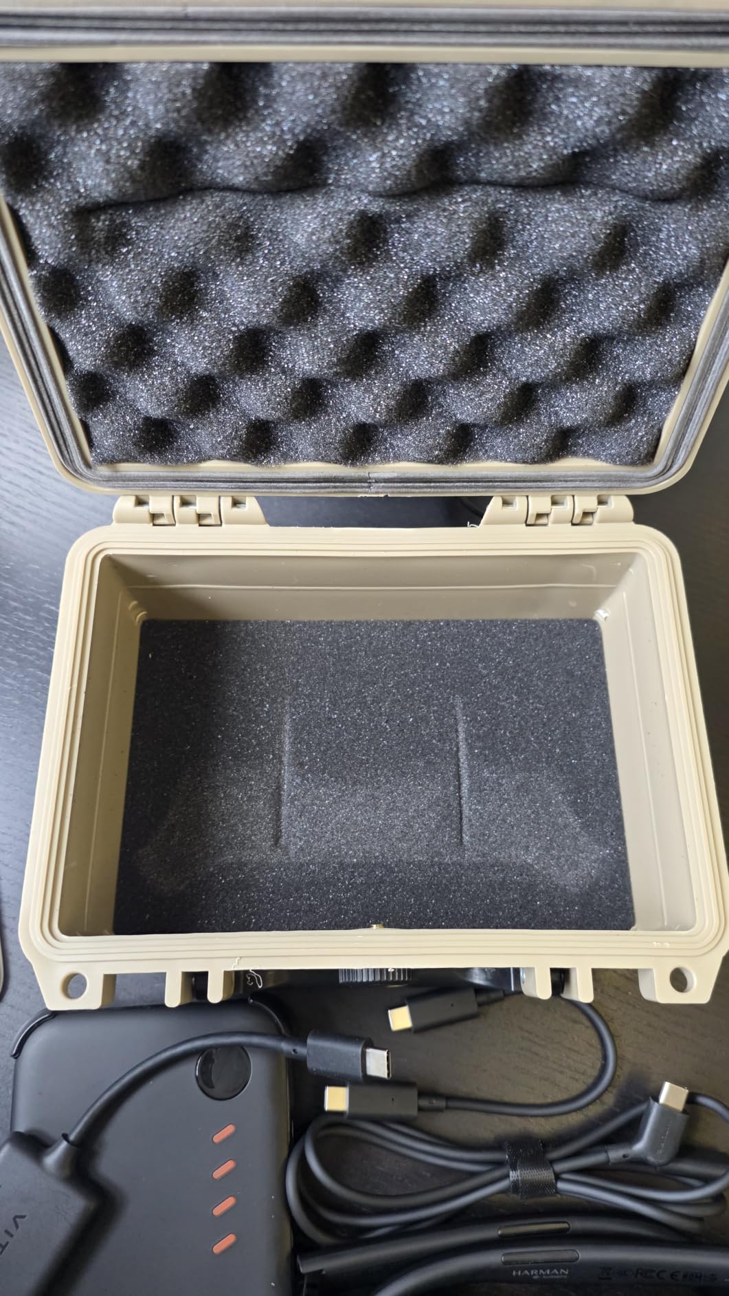 MEIJIA Portable All Weather IP67 Waterproof Protective Case, Hard Case, Camera Case With Customizable Foam, Fit Use of Drones, Cameras, Equipments, 8.12