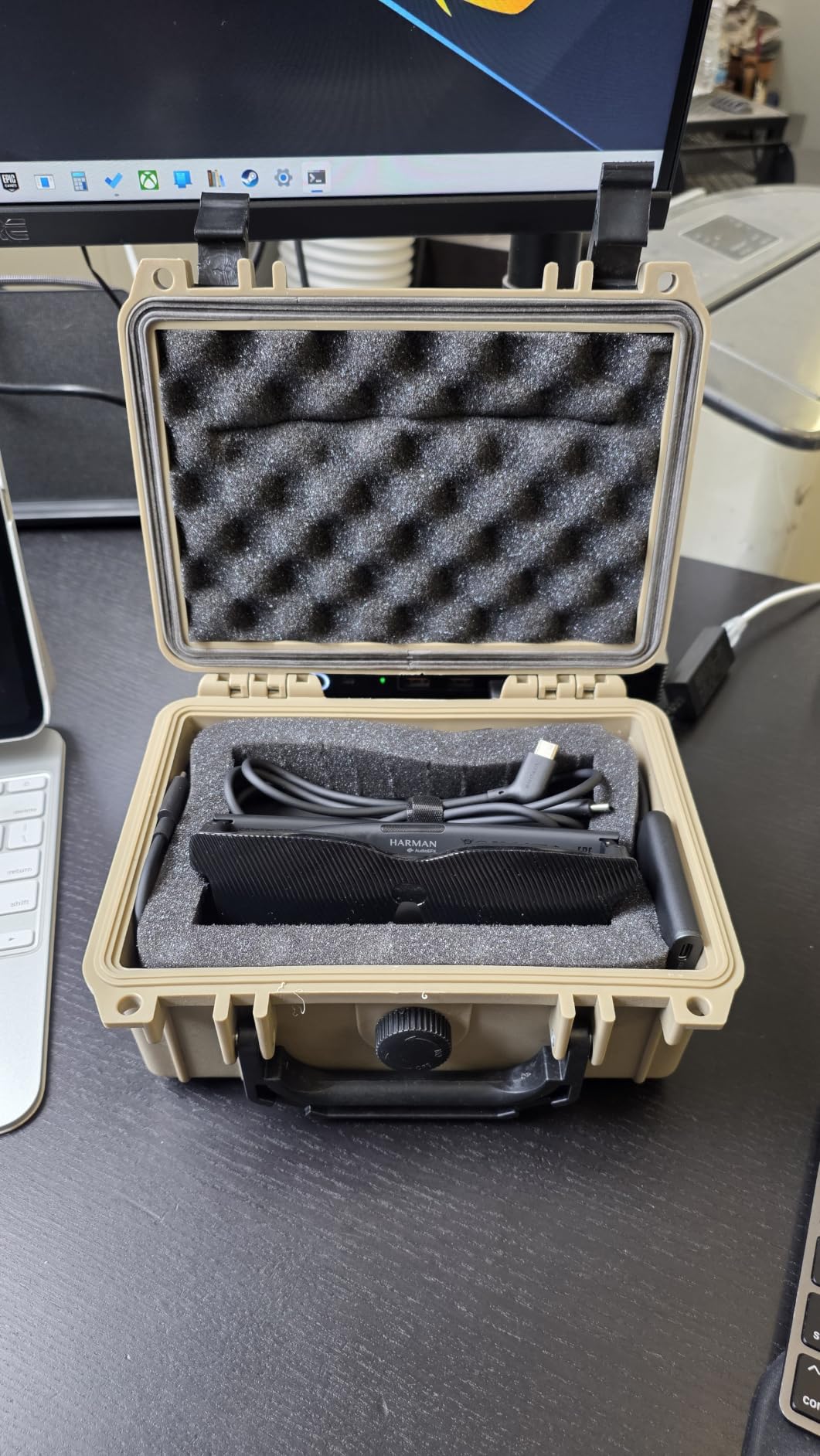 MEIJIA Portable All Weather IP67 Waterproof Protective Case, Hard Case, Camera Case With Customizable Foam, Fit Use of Drones, Cameras, Equipments, 8.12