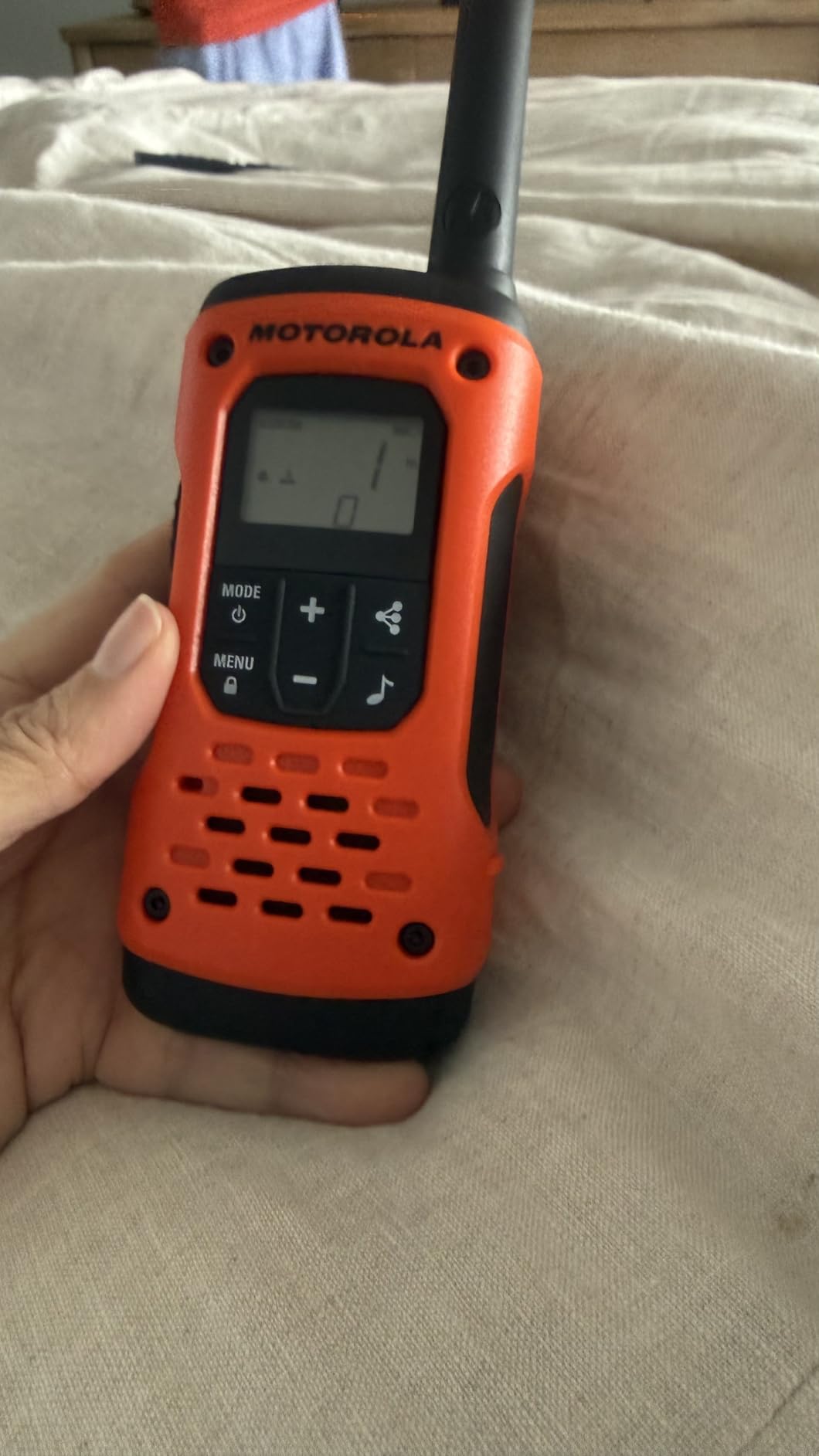 Motorola Solutions Talkabout T605 H2O, Two Way Radios Waterproof Walkie Talkie Emergency Preparedness, Rechargeable, 22 Channel, 35 Mile, Orange W/Black, 2 Pack customer photo 1
