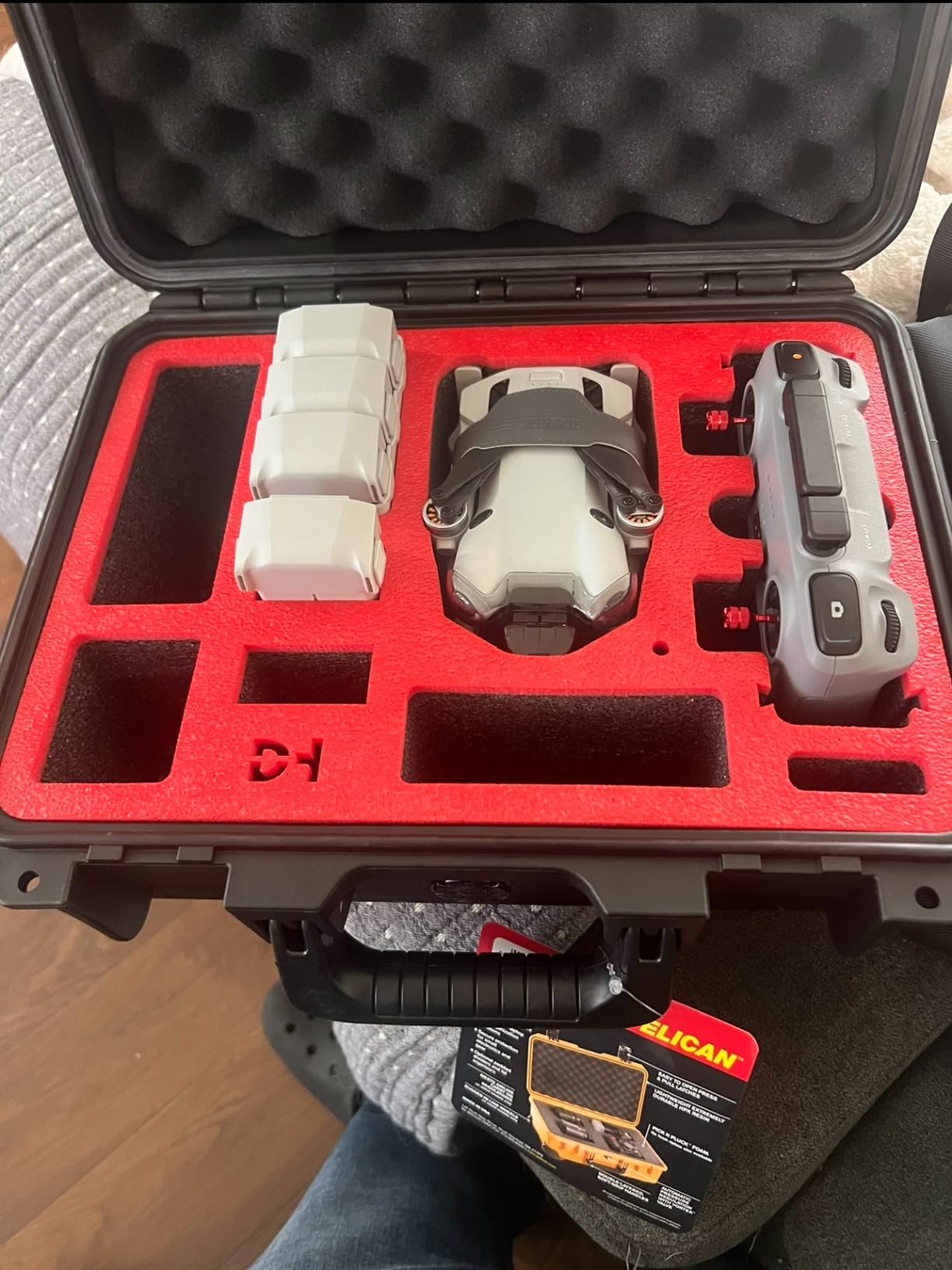 NANUK 915 DJI Mini 3 & 4 Pro - Waterproof Hard Case with Drone Foam Insert, Crushproof, Portable Travel Case, Made in Canada customer photo 1
