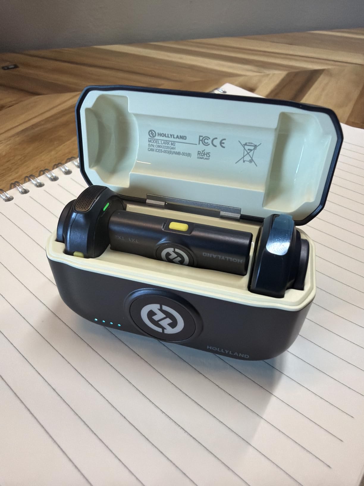 Hollyland Lark M2 Wireless Microphone for iPhone15/16/17&Android, USB C Mini Lapel Microphone Wireless, 1000ft Range, Hi-Fi Audio, Noise Cancellation, 30H Battery for Video Recording, Streaming customer photo 1