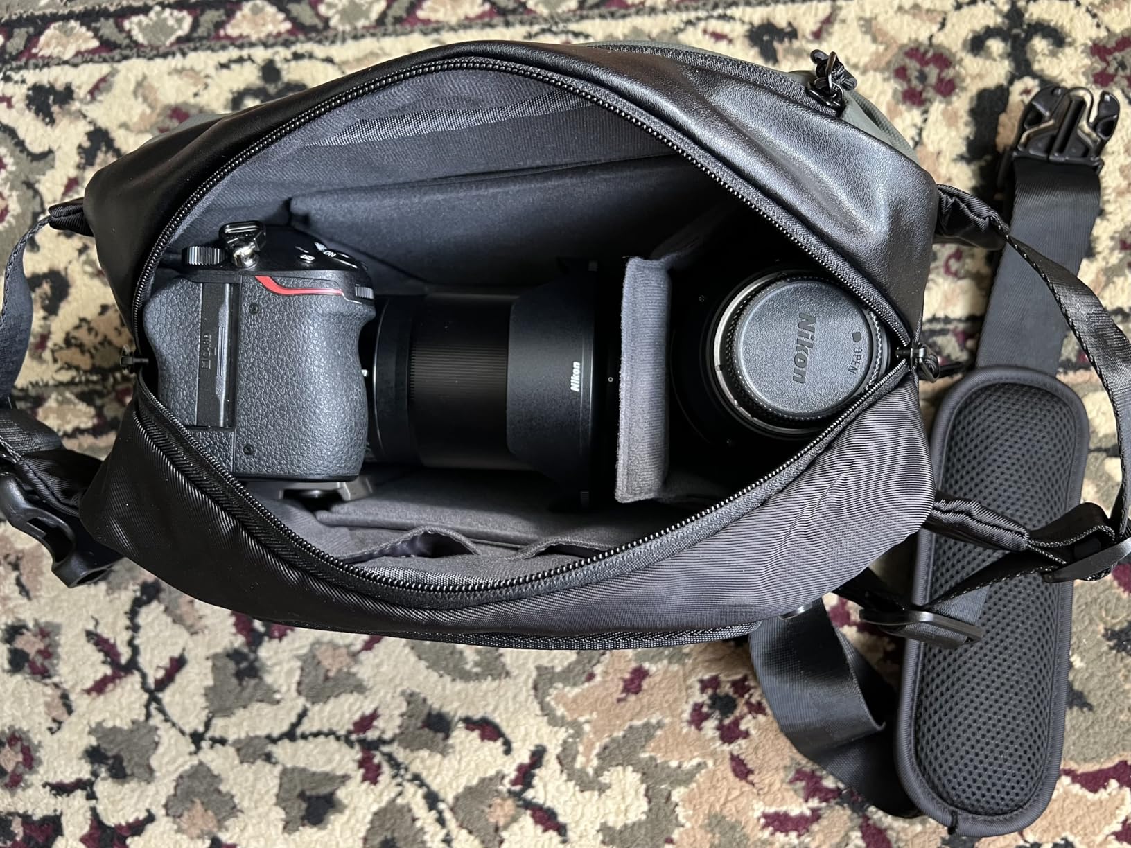 K&F CONCEPT Camera Sling Bag Crossbody Bag Waterproof Camera Shoulder Backpack DSLR/SLR/Mirrorless Camera Case customer photo 2