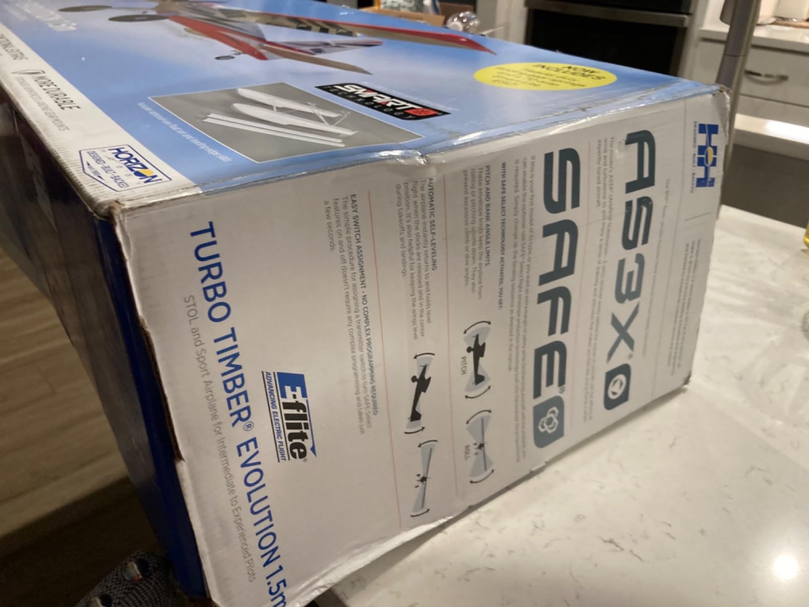 E-flite RC Airplane Turbo Timber Evolution 1.5m Smart BNF Basic Transmitter Battery and Charger Not Included Includes Floats EFL105250B customer photo 1
