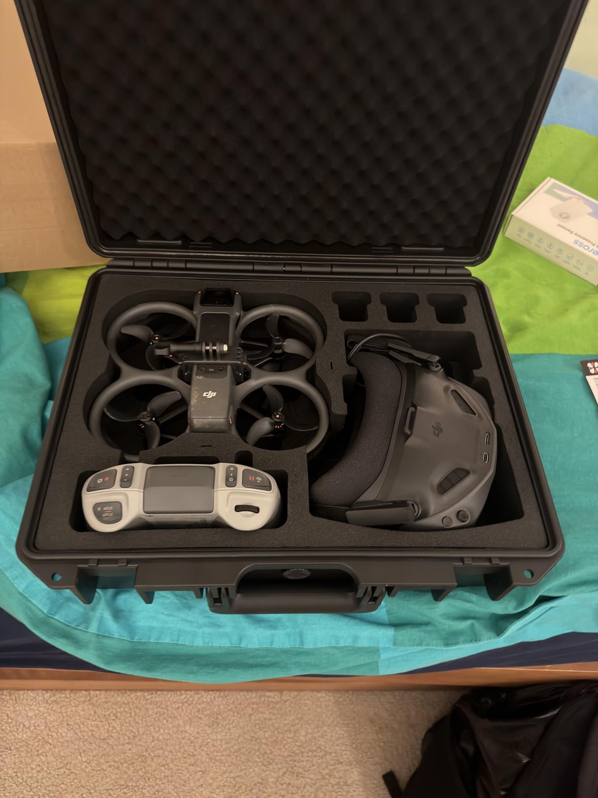 Lykus Titan AT200 Waterproof Hard Case for DJI Avata 2,Goggles 3(Not N3),RC Motion 3,FPV Remote Controller 3, Support Up to 7 batteries [CASE ONLY] customer photo 1