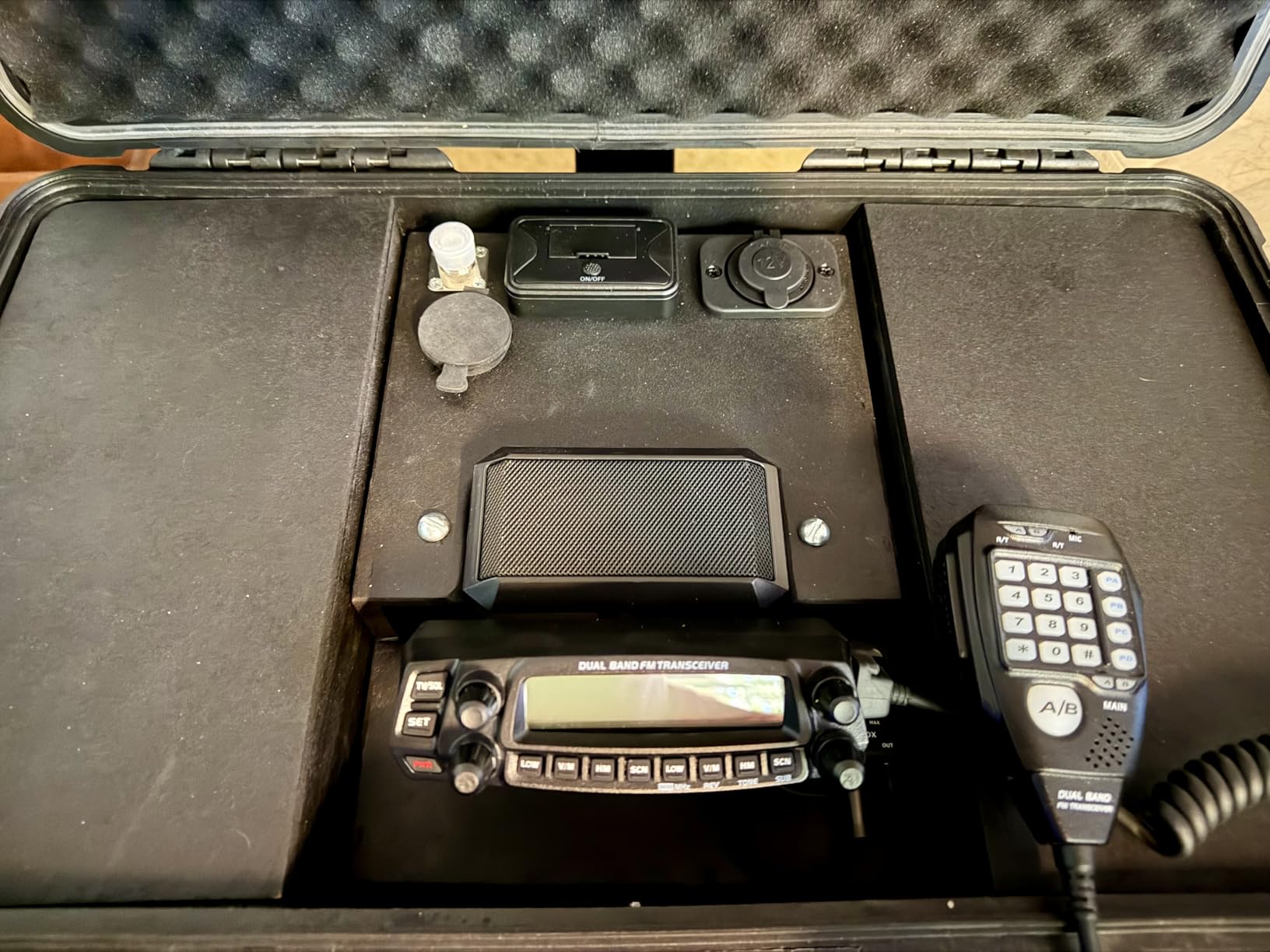 Radioddity DB50 Dual Band Mobile Radio Transceiver, UHF VHF 50W High Power Amateur Ham Radio, Multi-Band Receiver with Detachable Front Panel, 758 Channel, CHIRP Compatible customer photo 1