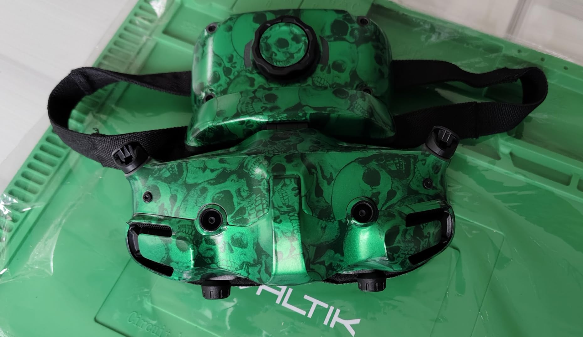 WRAPGRADE Skin Stickers Compatible with DJI Goggles 3 (Racing White) customer photo 2