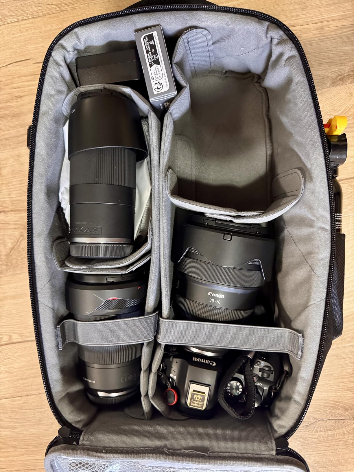 K&F CONCEPT Camera Backpack, Hardshell Photography DSLR Camera Bag with 15-15.6 Inch Laptop Compartment Hard Shell Camera Case Compatible with Canon/Nikon/Sony/DJI Mavic Drone customer photo 1