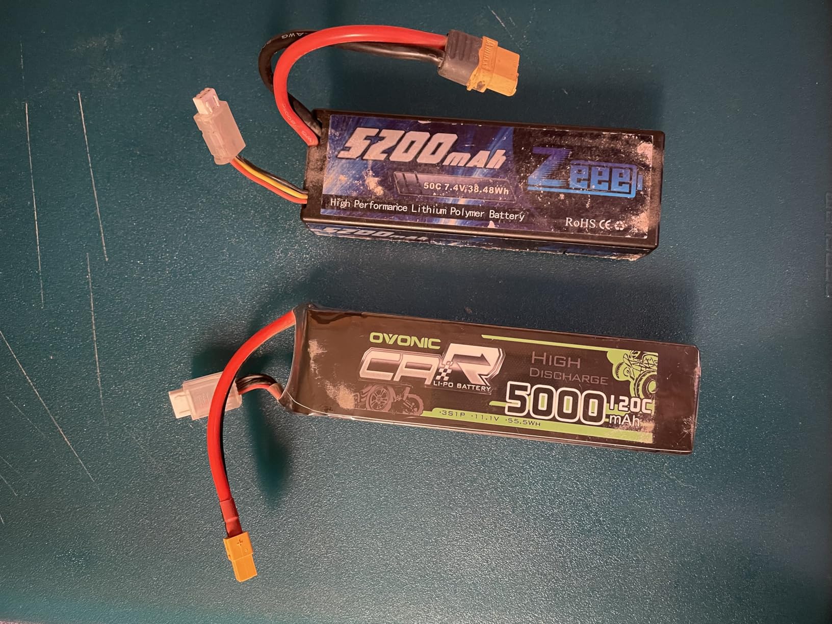OVONIC 3S LiPo Battery 11.1V 5000mAh 120C with XT60 and TRA Plug Match RC Car Truck Airplane Helicopter Boat (2 Packs) customer photo 2