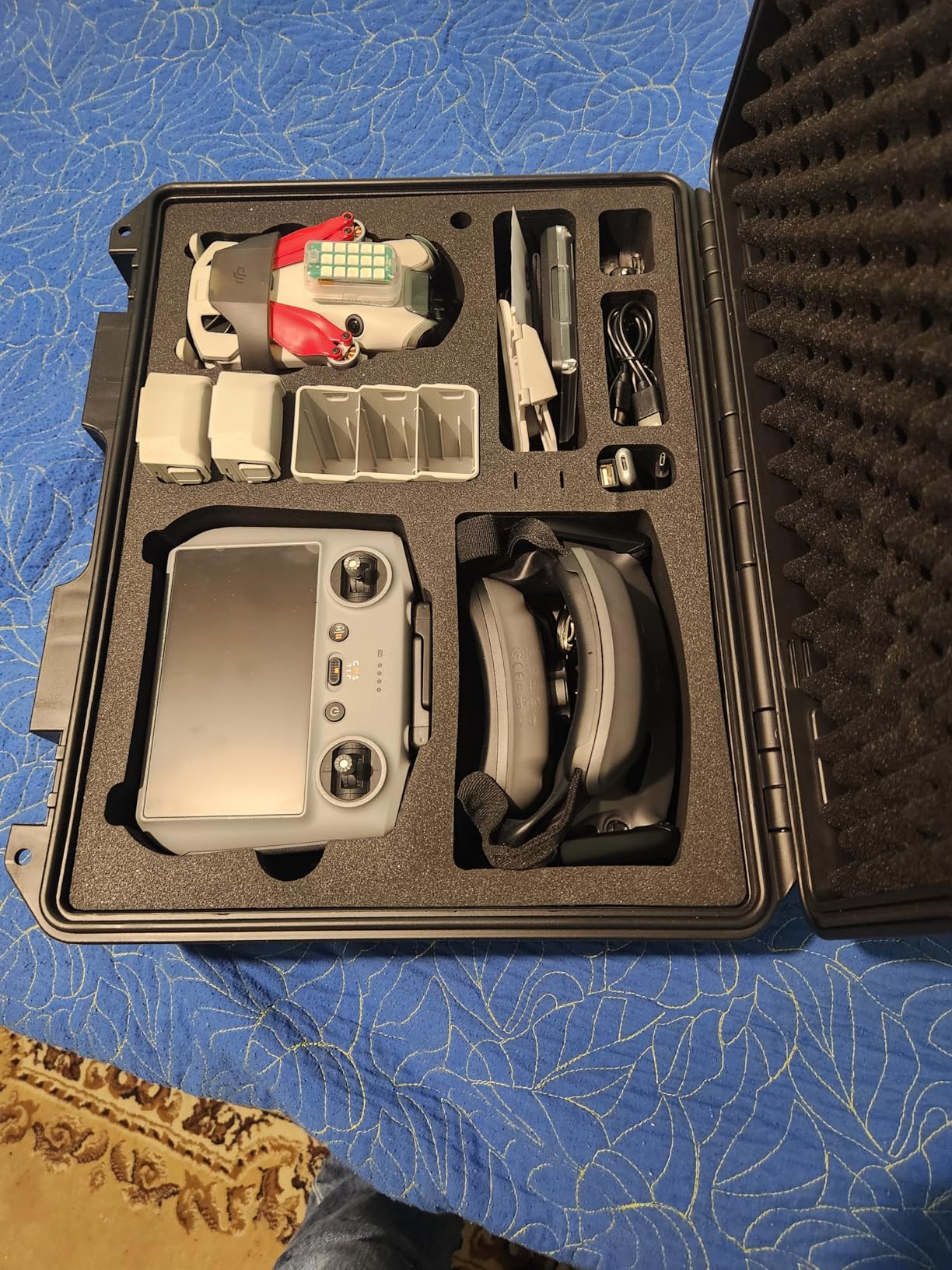 Lykus Titan MM420 Waterproof Hard Case for DJI Mini 4 Pro/Mini 3 Pro, Goggles 3/2/Integra, RC Motion 3/2, DJI RC2/RC/RC-N2/N1 and Accessories [CASE ONLY] customer photo 2