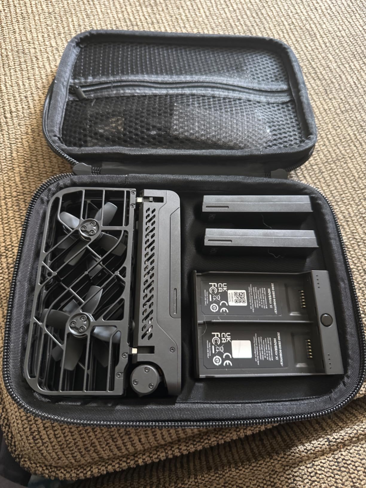 Black Camera Cases for Hoverair X1 Drone - Store Drone, Charger, and 2 Batteries - X1 Drone Bag with Smart Hoverair X1 Case and Carrying Strap Fits Hover Air X1 Drone customer photo 2