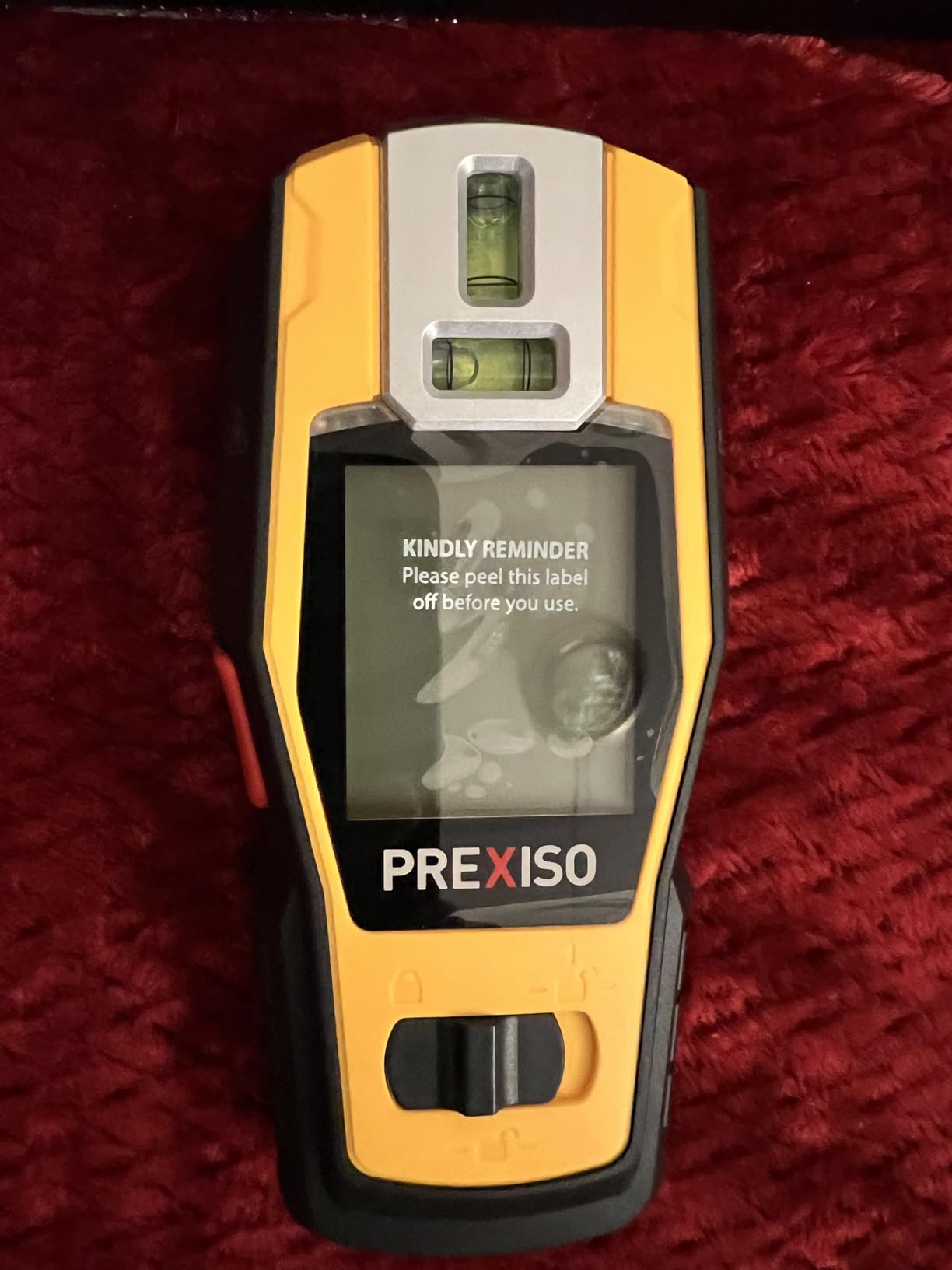 PREXISO 2-in-1 Stud Finder with Laser Level, Rechargeable Cross Line Laser | Multi Surface Lazer Leveler Wall Stud Scanners Tool for Hanging Frame & Picture, Wood Ac Wire Metal Studs Joist Pipe Detection customer photo 2
