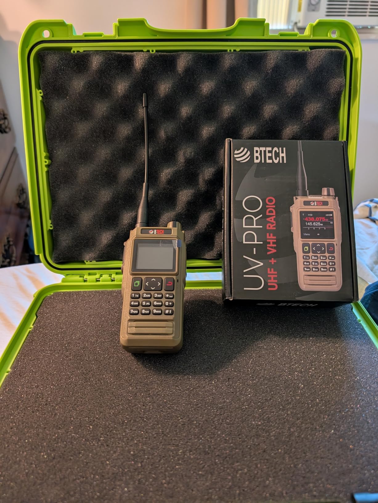 BTECH UV-PRO IP67 Dual Band VHF/UHF Two-Way Radio - APRS, Bluetooth, GPS, Text Messaging, Aviation Band Scanner, NOAA Weather Alerts customer photo 1