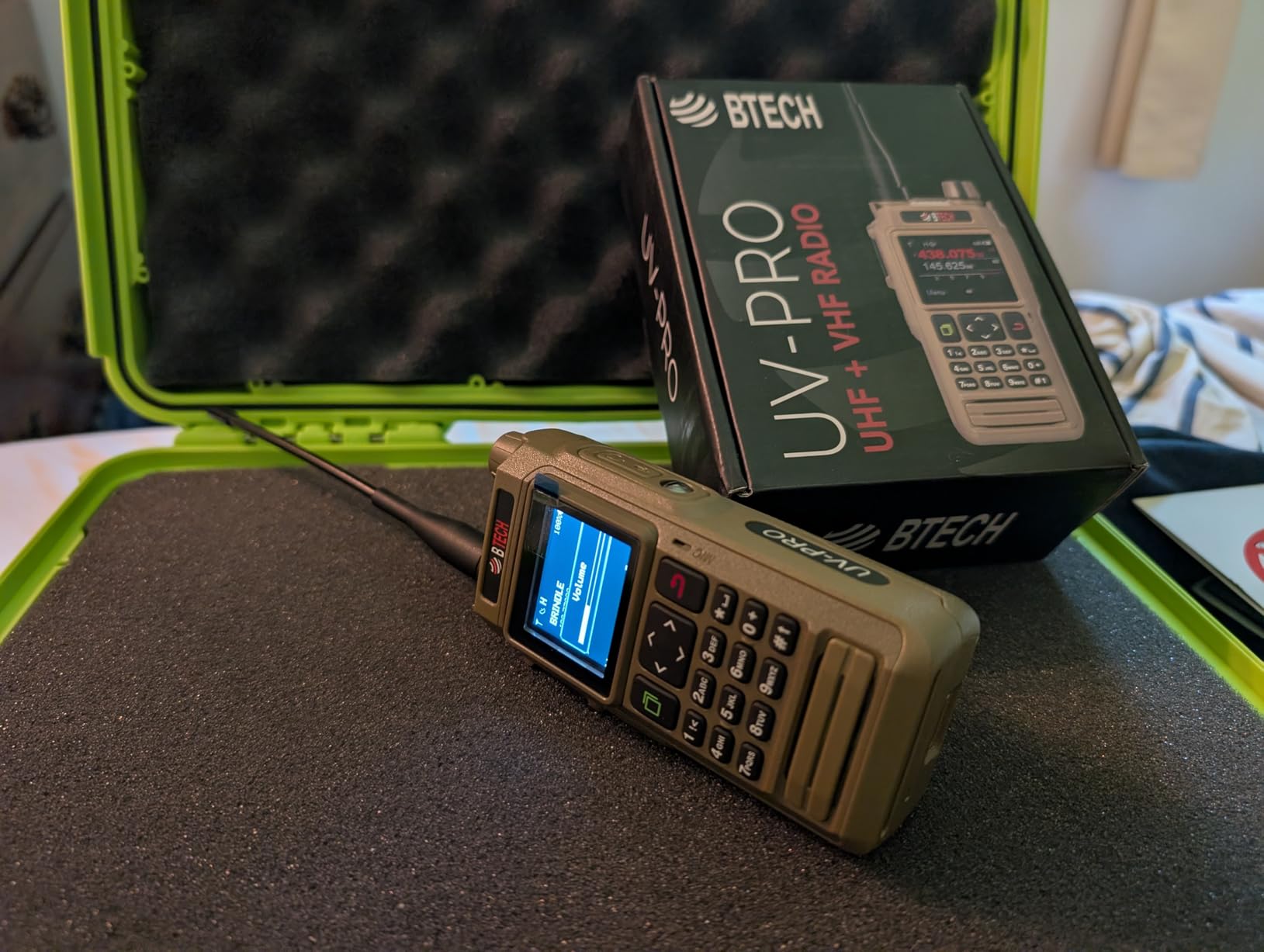 BTECH UV-PRO IP67 Dual Band VHF/UHF Two-Way Radio - APRS, Bluetooth, GPS, Text Messaging, Aviation Band Scanner, NOAA Weather Alerts customer photo 2