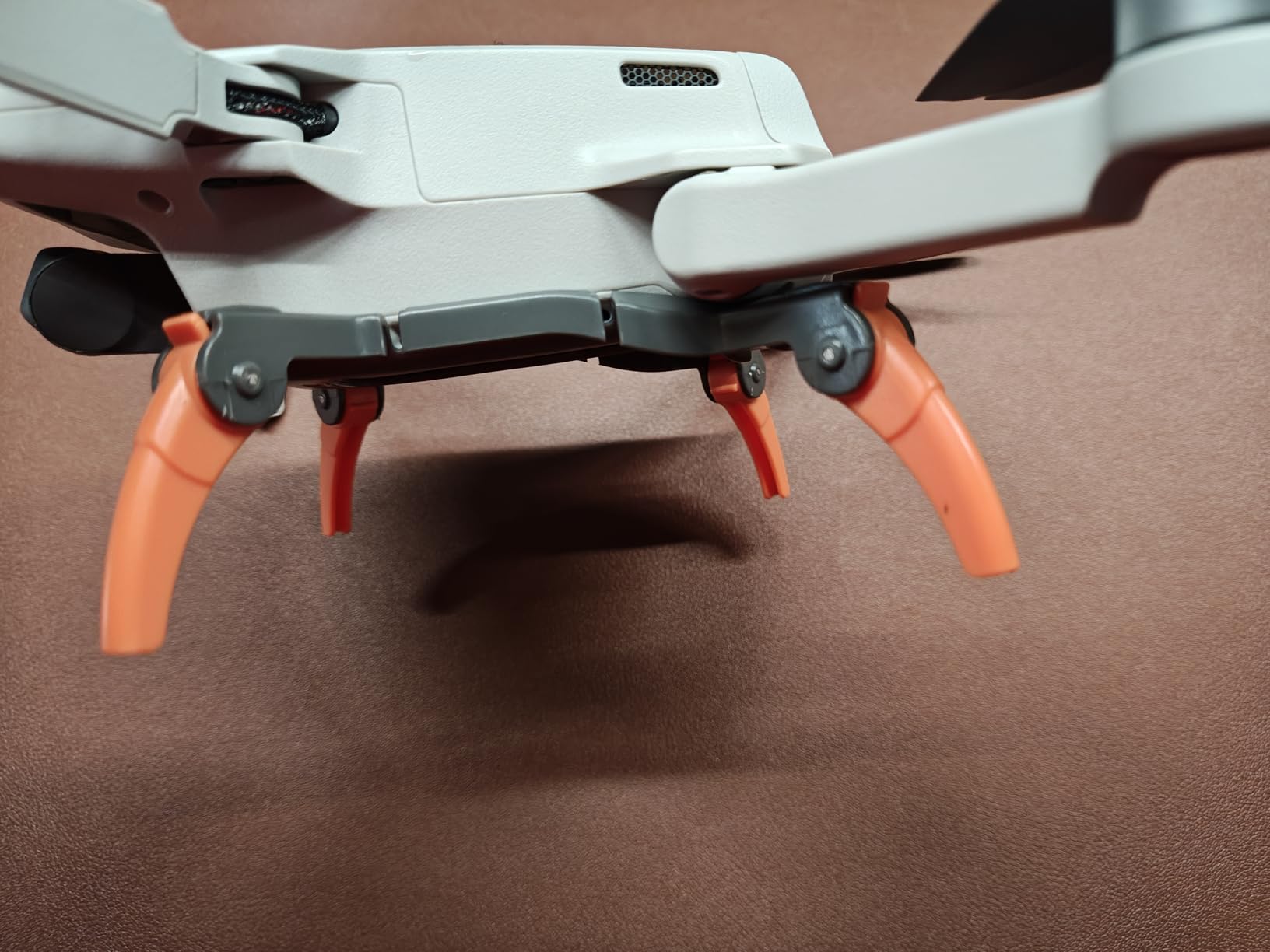 Mini 4K Landing Gear - Foldable Quick Release Extension Leg Height Extended Protection for DJI Mini 4K Drone Accessories (Orange-Gray) customer photo 2