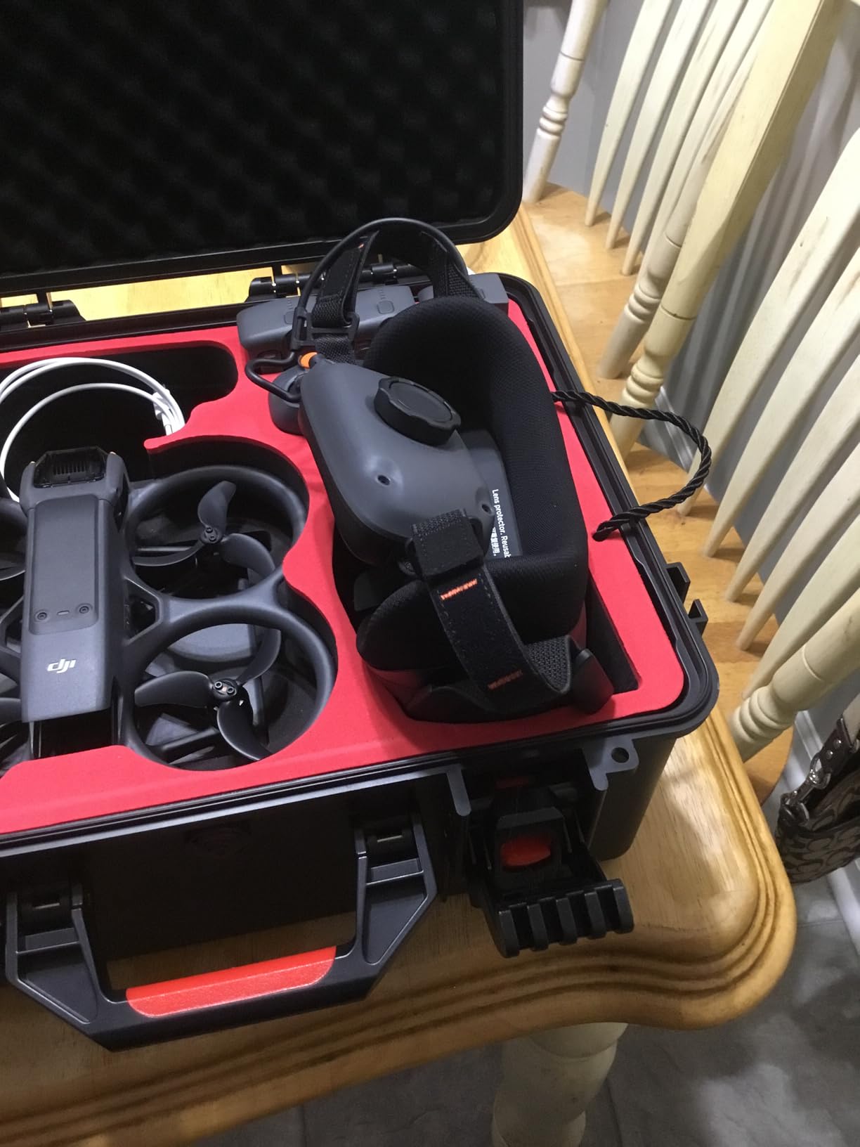 STARTRC Waterproof Carrying Hard Case for DJI Avata 2 Fly More Combo with Goggles 3(NOT for Goggles N3)/RC Motion 3/FPV Remote Controller 3, Battery Charging Hub, FPV Drone Accessories (Dual Layer) customer photo 1