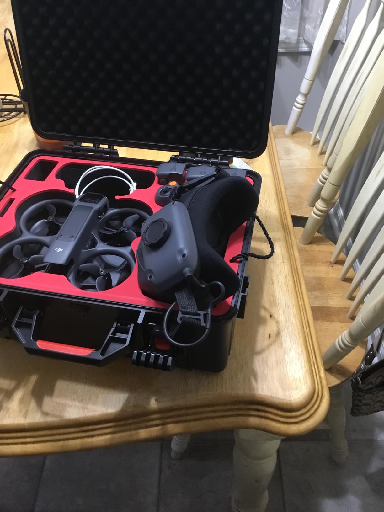 STARTRC Waterproof Carrying Hard Case for DJI Avata 2 Fly More Combo with Goggles 3(NOT for Goggles N3)/RC Motion 3/FPV Remote Controller 3, Battery Charging Hub, FPV Drone Accessories (Dual Layer) customer photo 2