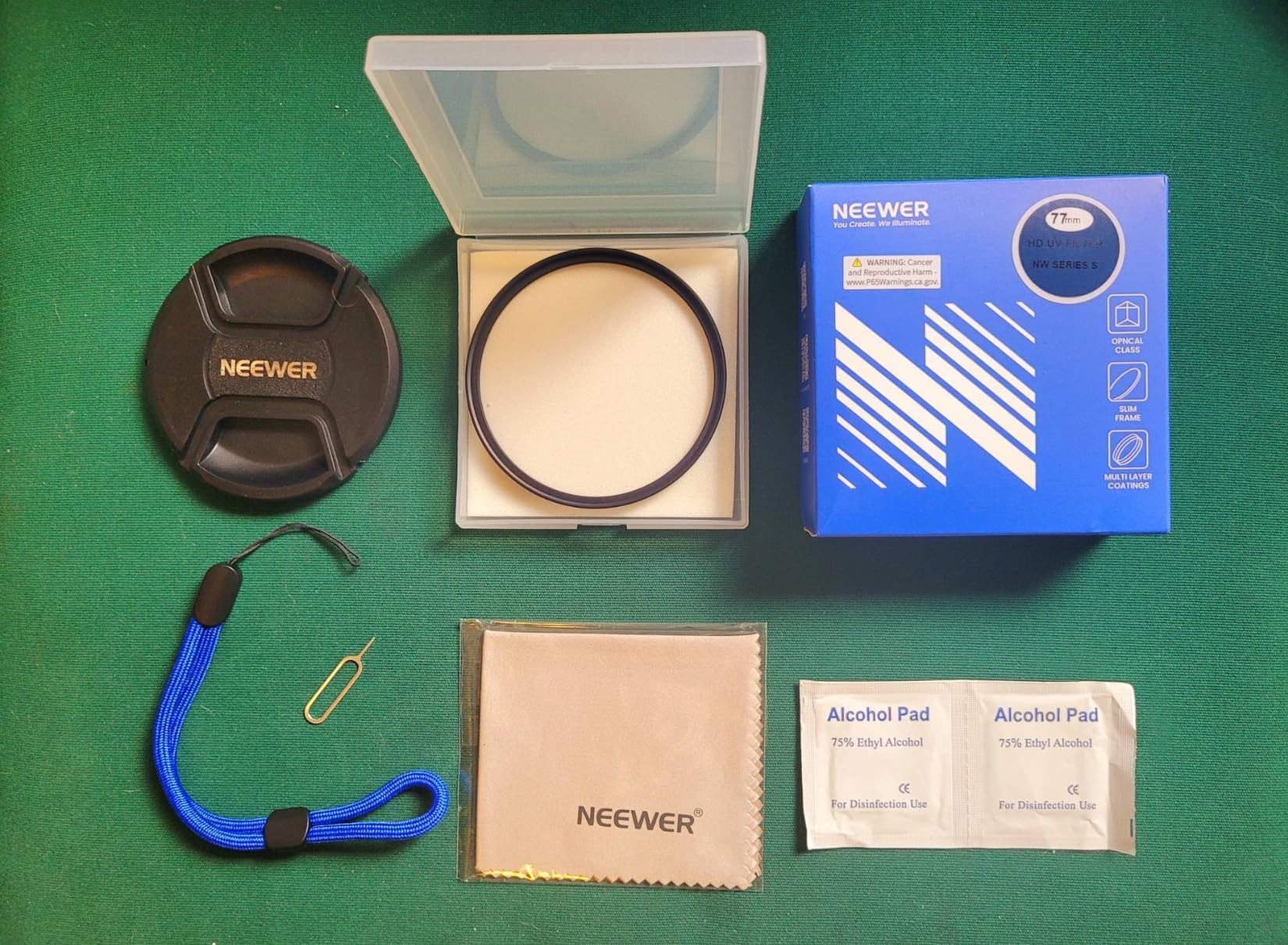 NEEWER 58mm MC UV Protection Filter with Lens Cap, Multi Resistant Nano Coatings/HD Optical Glass/Water Repellent/Scratch Resistant/Aluminum Alloy Ultra Slim Frame/Ultraviolet Filter customer photo 2