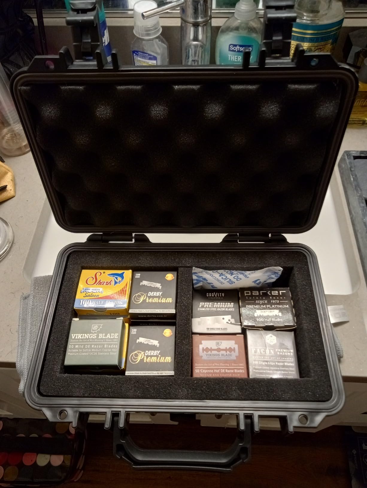 CASOMAN Water-proof Box, with Cush- Proof Sponge, IP67 Water Proof Grade, Large Waterproof Hard Case with Customizable Foam, Perfectly Protection of Camera, Drones, Lens,Equipments, 16