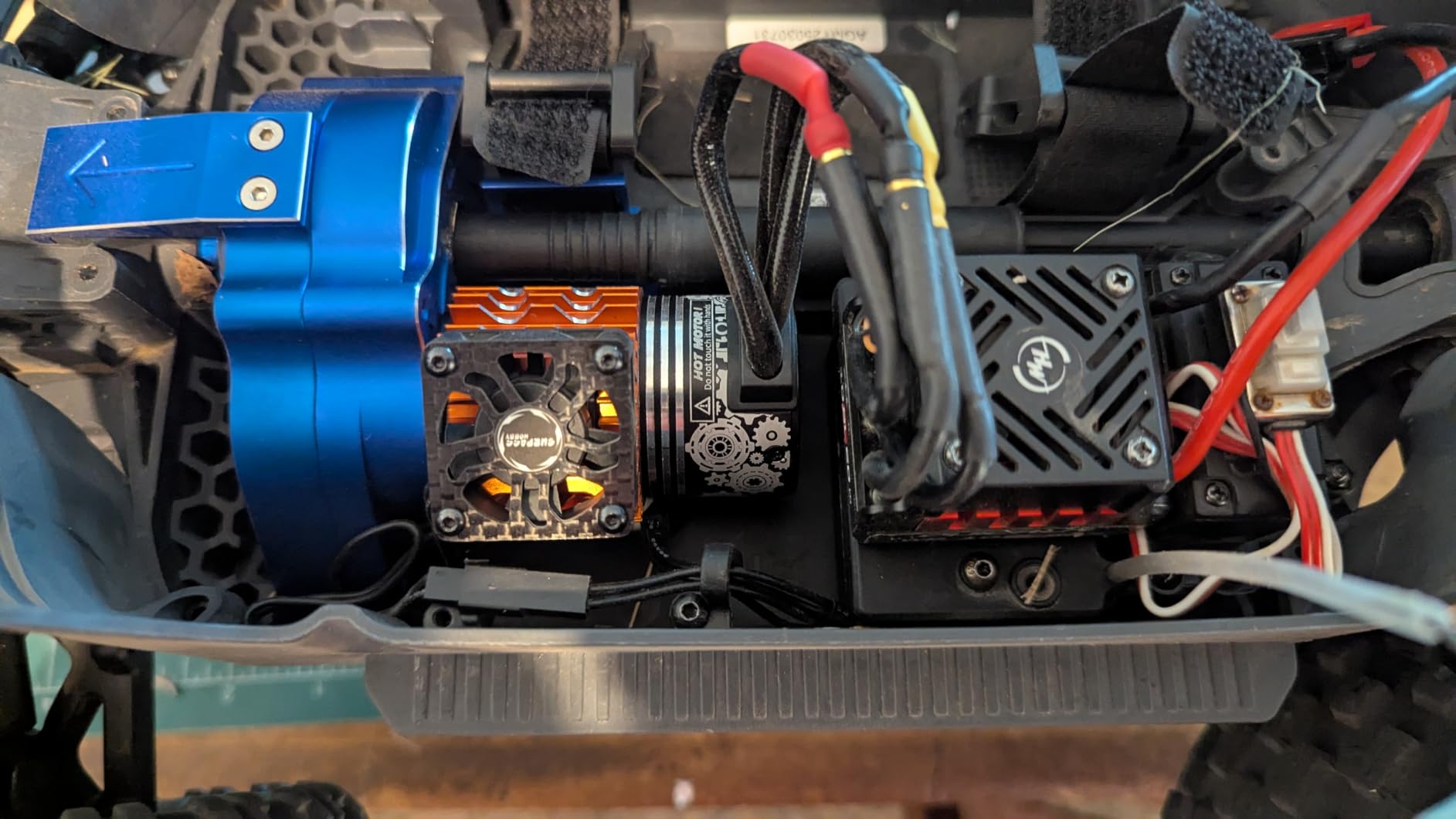 Hosim 3660 3100KV Brushless Motor 1/8 RC Car High Speed Waterproof Motor MSDJ-3660/X25-DJ36 for X27, Most of 1:8 Scale RC Truck Update Parts customer photo 1