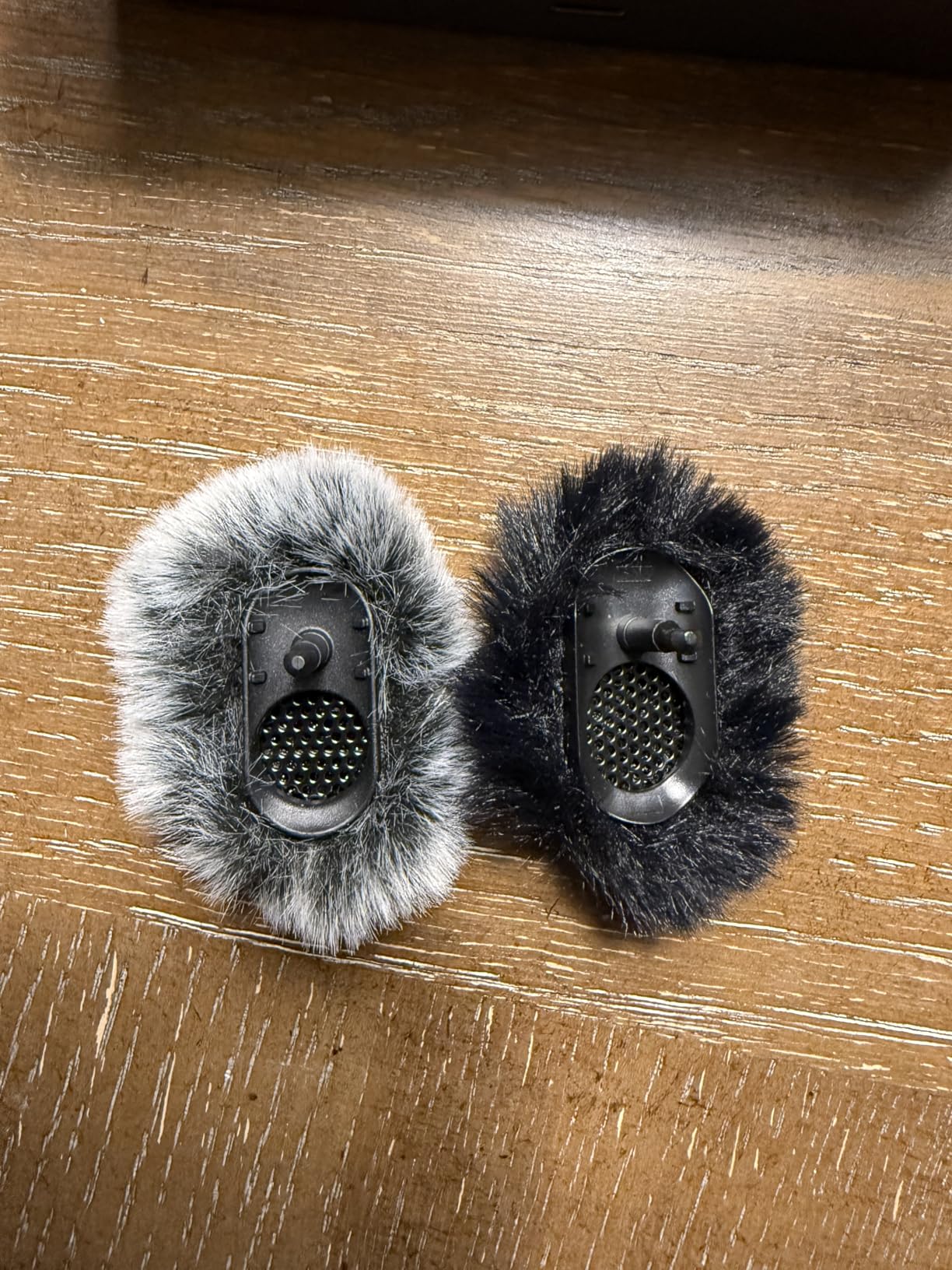 Microphone Windscreen for DJI Mic-2, Replacement Pop Filter & Wind Muff, Anti-Pop & Noise Canceling Fuzzy Cover (2PCs-Black) customer photo 2