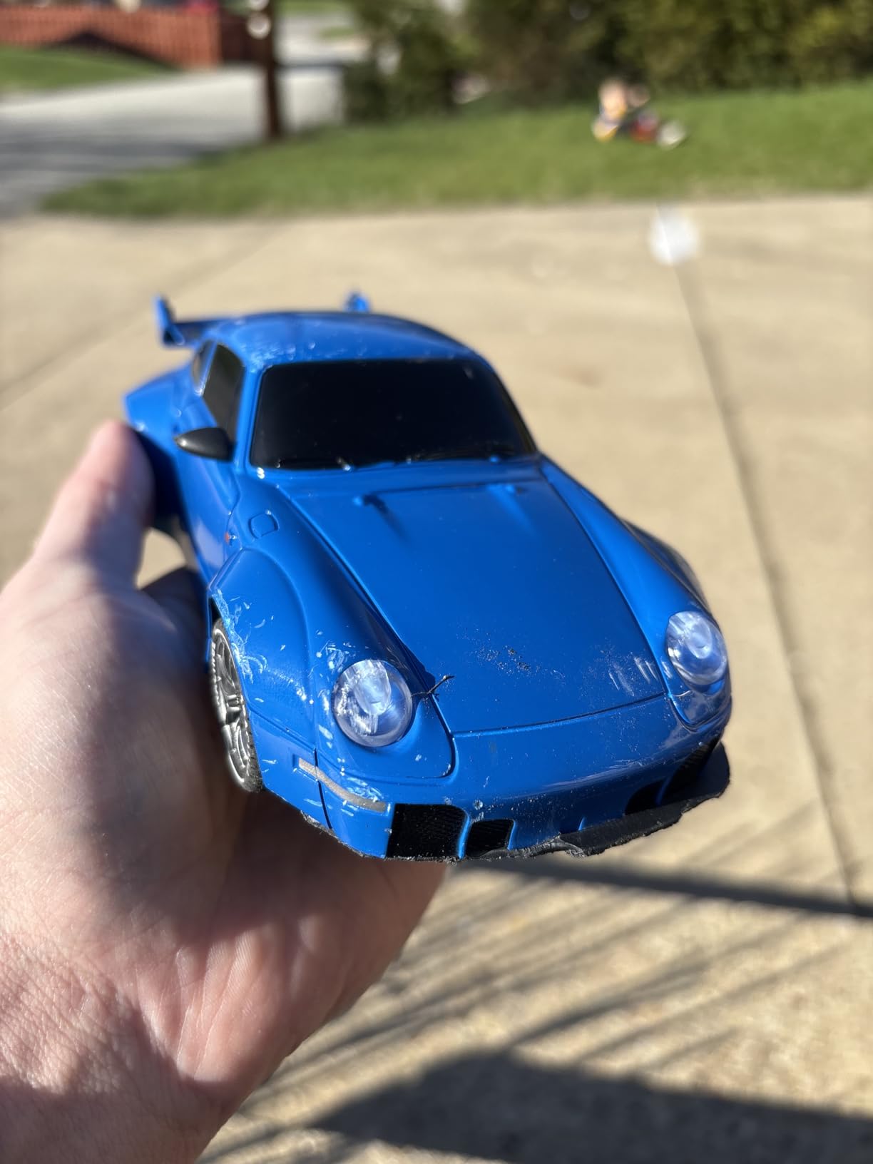 RC Drift Car, 1:24 Remote Control Car for Kids, 20KM/H 4WD High Speed RC Cars with LED Lights, Two Batteries, Extra Drifting Tires, Vehicle for Adults Boys Girls customer photo 1