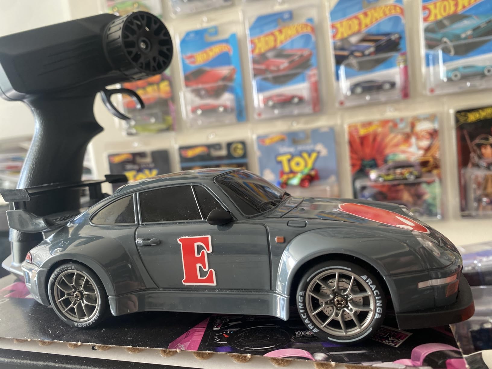 RC Drift Car, 1:24 Remote Control Car for Kids, 20KM/H 4WD High Speed RC Cars with LED Lights, Two Batteries, Extra Drifting Tires, Vehicle for Adults Boys Girls customer photo 2