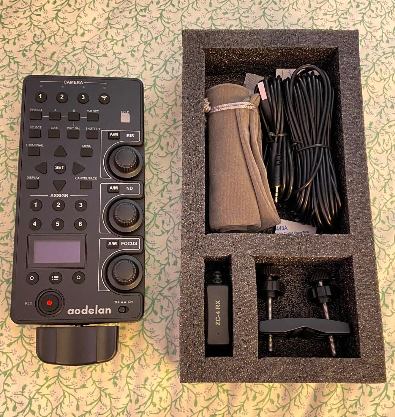 Wireless and Wired Remote Commander, LANC Camera Zoom Controller for Sony | Focus, Iris, Zoom, ND Adjust, Daisy Chain; replaces Sony RM-30BP; compatible with HXR-NX5R, PXW-FS7, PXW-Z280, MCX-500 customer photo 1