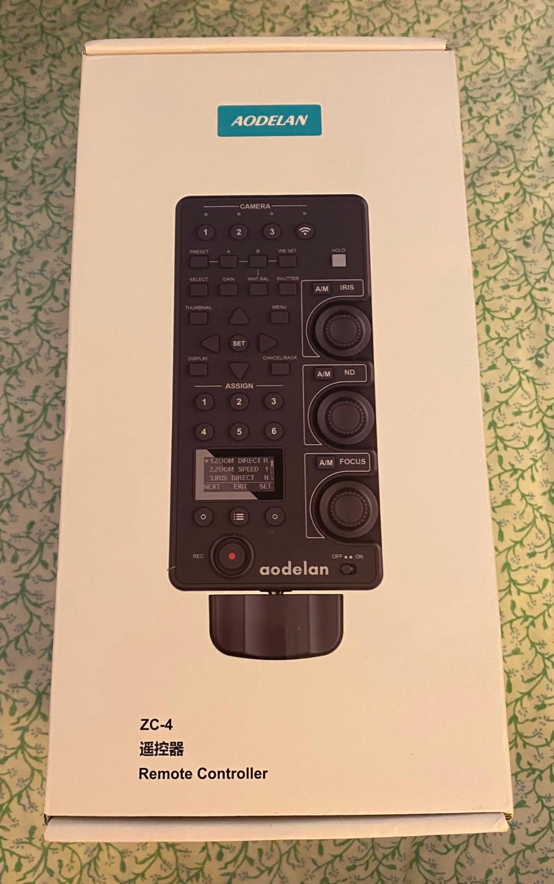 Wireless and Wired Remote Commander, LANC Camera Zoom Controller for Sony | Focus, Iris, Zoom, ND Adjust, Daisy Chain; replaces Sony RM-30BP; compatible with HXR-NX5R, PXW-FS7, PXW-Z280, MCX-500 customer photo 2