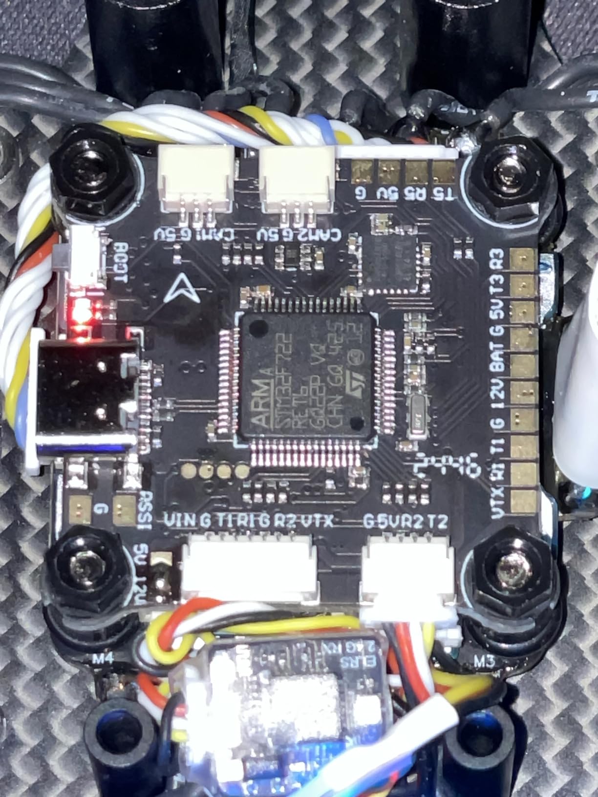 SPECTER F722 Pro Flight Controller FC M3 HD Baro OSD 5V 10V Dual BEC for FPV Drone Quad (not support INAV) customer photo 1