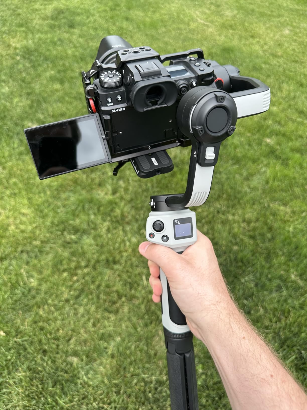 ZHIYUN CINEPEER Crane 4E 3-Axis Camera Gimbal Stabilizer for Canon/Sony/Panasonic/Nikon, Extendable Sling Grip Native Vertical Shooting Handheld Camera Gimbal customer photo 1